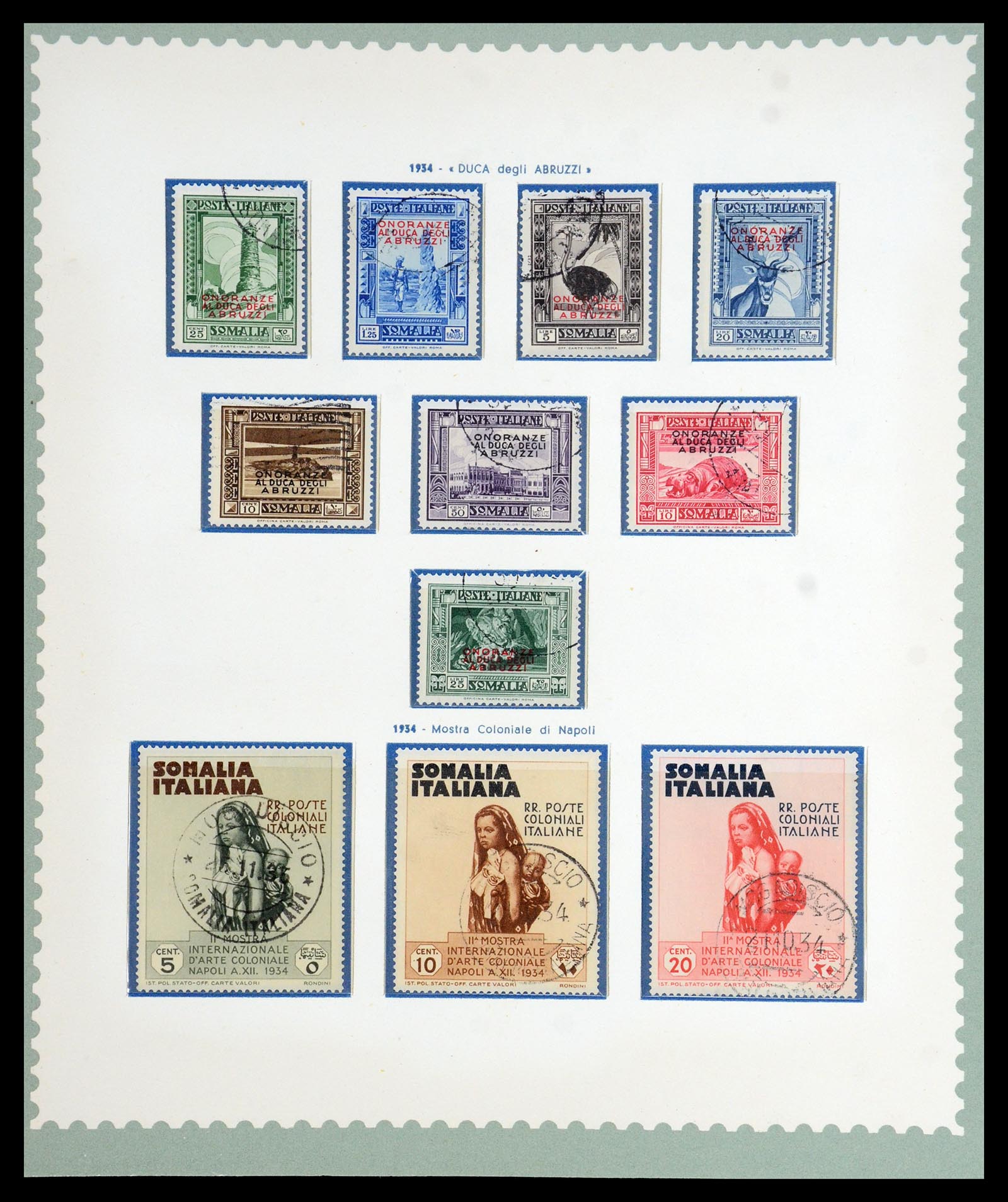 35802 018 - Postzegelverzameling 35802 Italiaans Somalië 1903-1960.