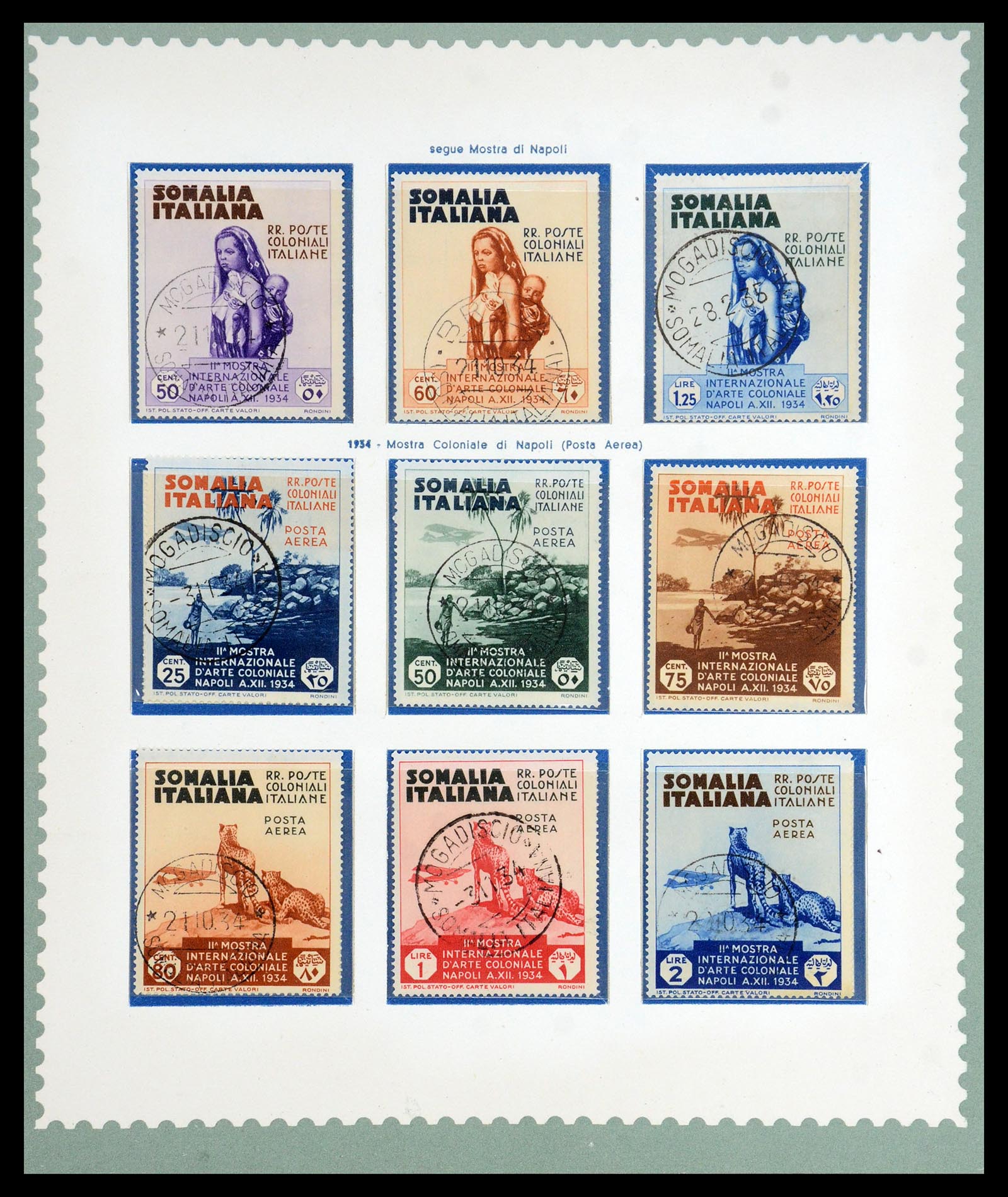 35802 019 - Postzegelverzameling 35802 Italiaans Somalië 1903-1960.
