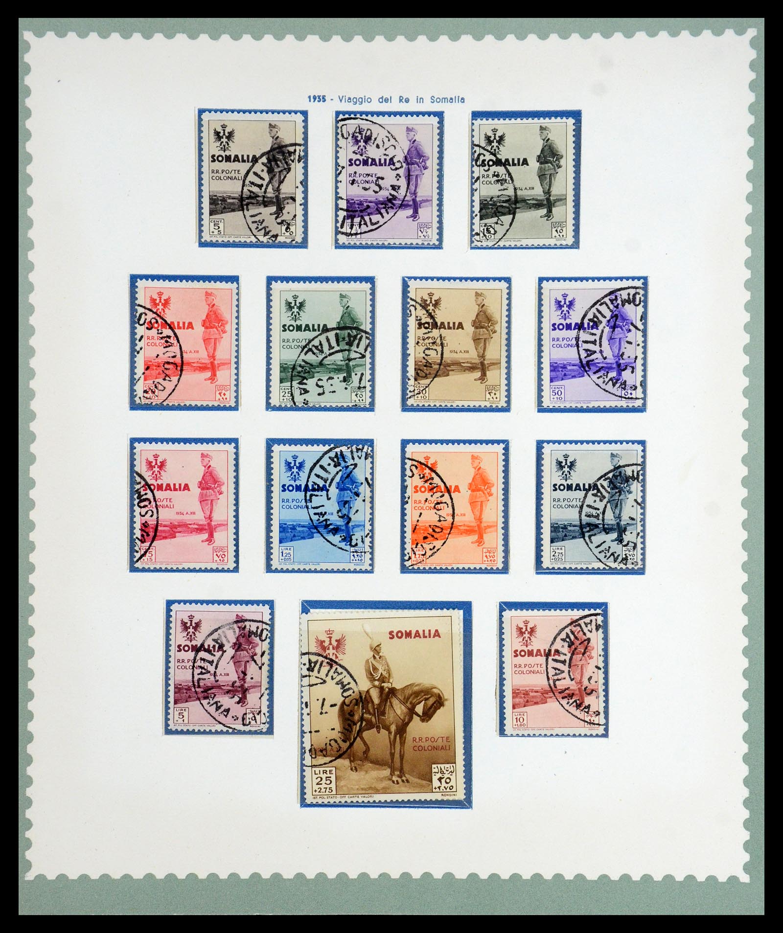 35802 020 - Postzegelverzameling 35802 Italiaans Somalië 1903-1960.