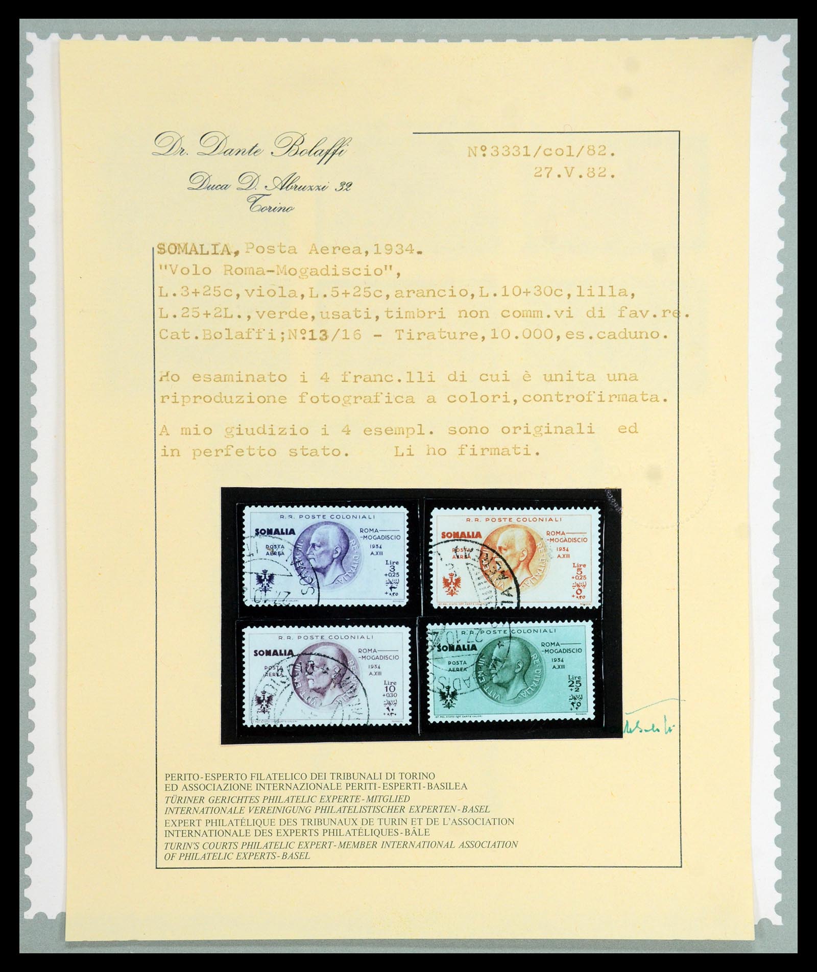 35802 021 - Stamp Collection 35802 Italian Somalia 1903-1960.