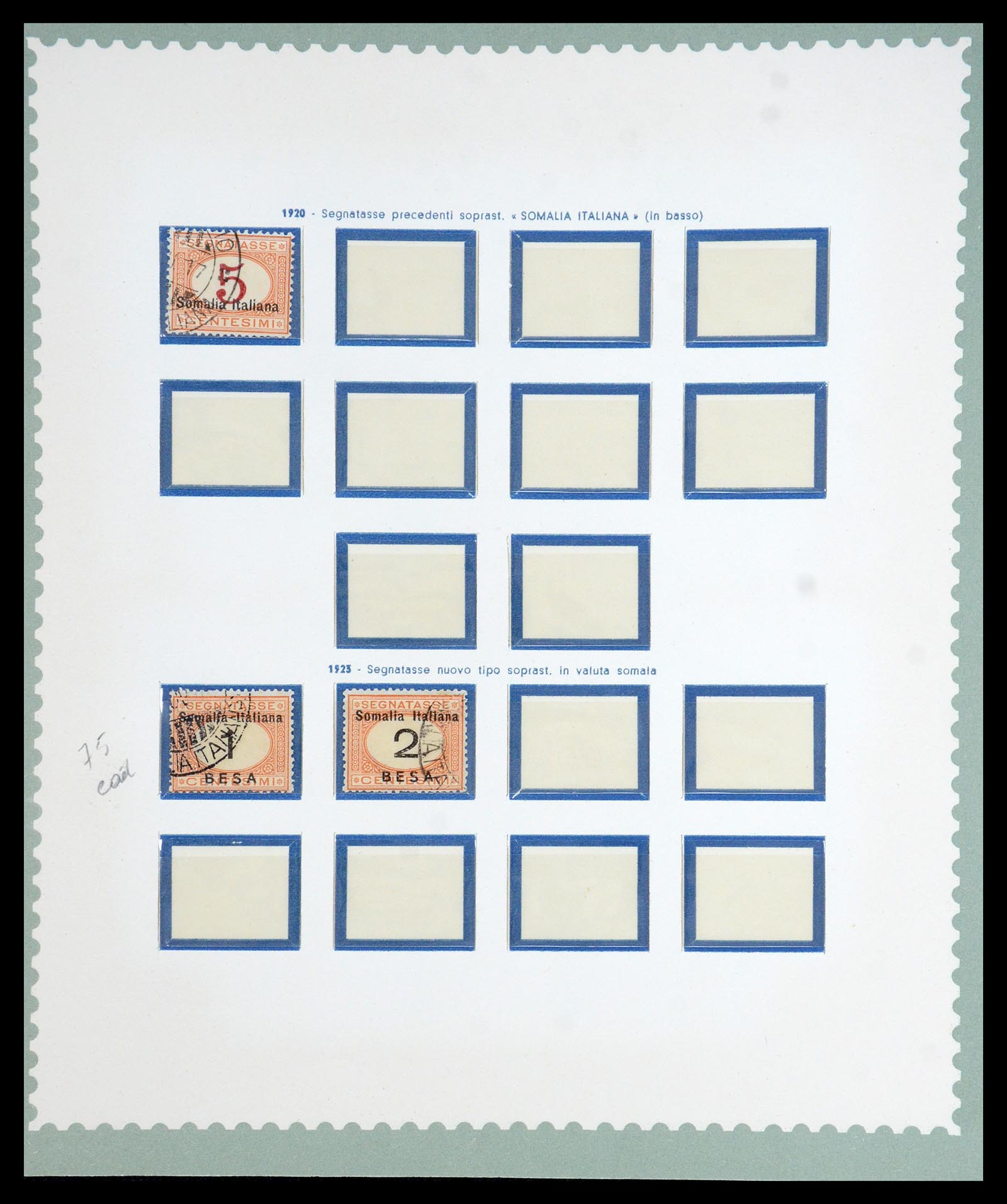 35802 032 - Stamp Collection 35802 Italian Somalia 1903-1960.