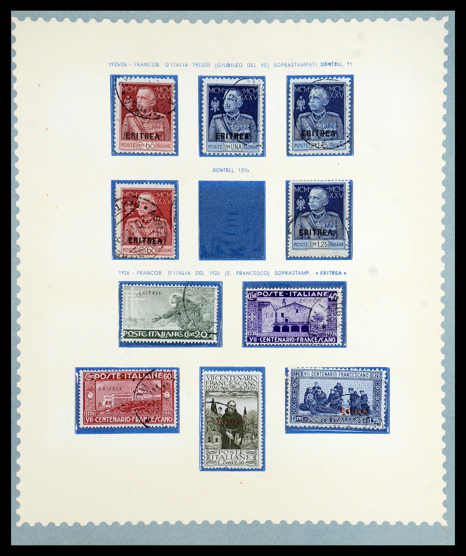 35803 009 - Postzegelverzameling 35803 Eritrea 1893-1950.