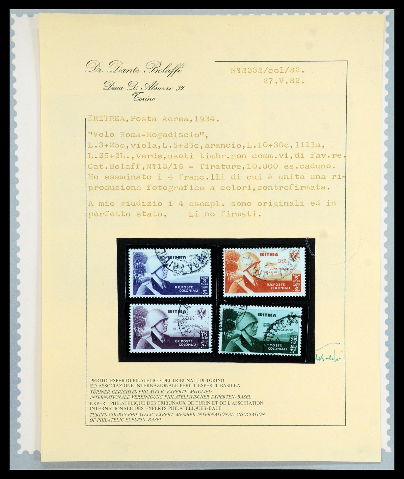 35803 021 - Postzegelverzameling 35803 Eritrea 1893-1950.