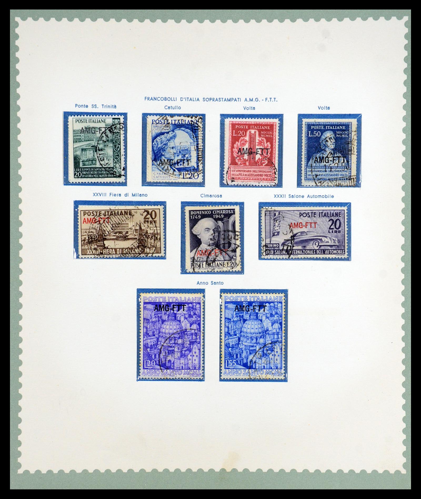 35804 005 - Stamp Collection 35804 Italy Triest-A 1947-1954.