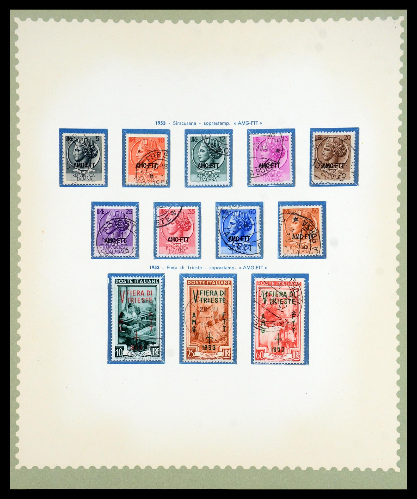 35804 018 - Postzegelverzameling 35804 Italië Triëst-A 1947-1954.