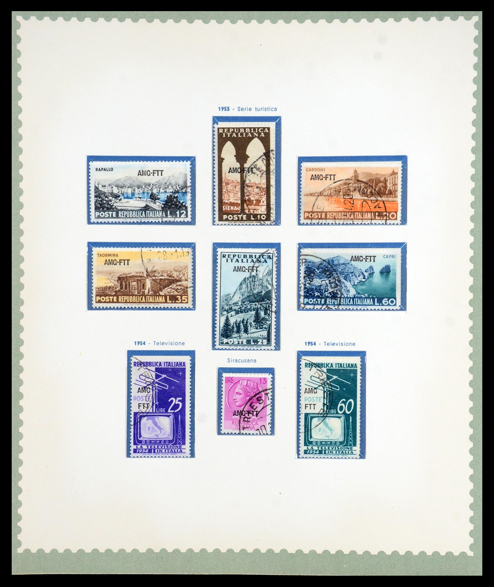 35804 020 - Stamp Collection 35804 Italy Triest-A 1947-1954.