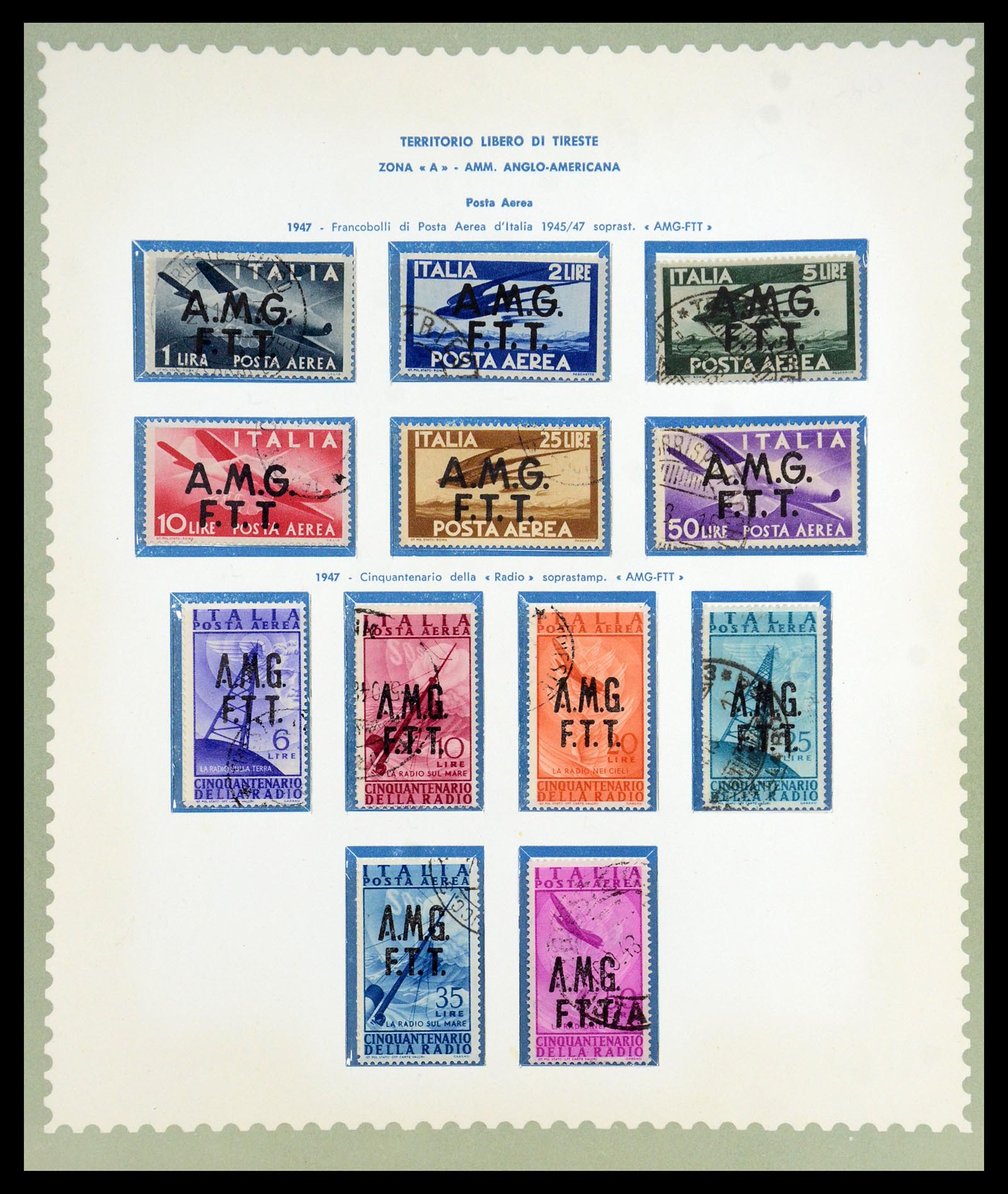 35804 023 - Stamp Collection 35804 Italy Triest-A 1947-1954.