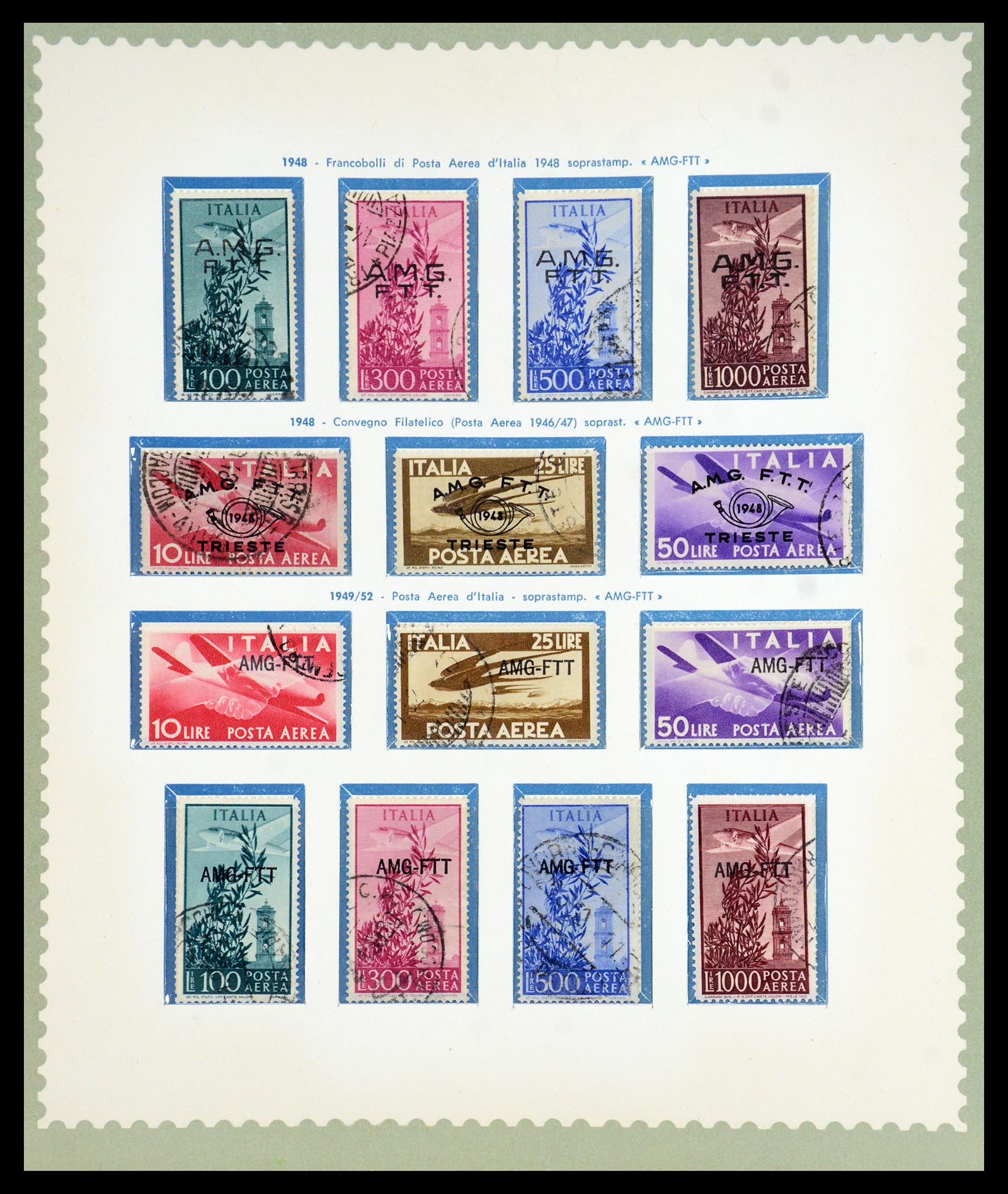 35804 024 - Stamp Collection 35804 Italy Triest-A 1947-1954.