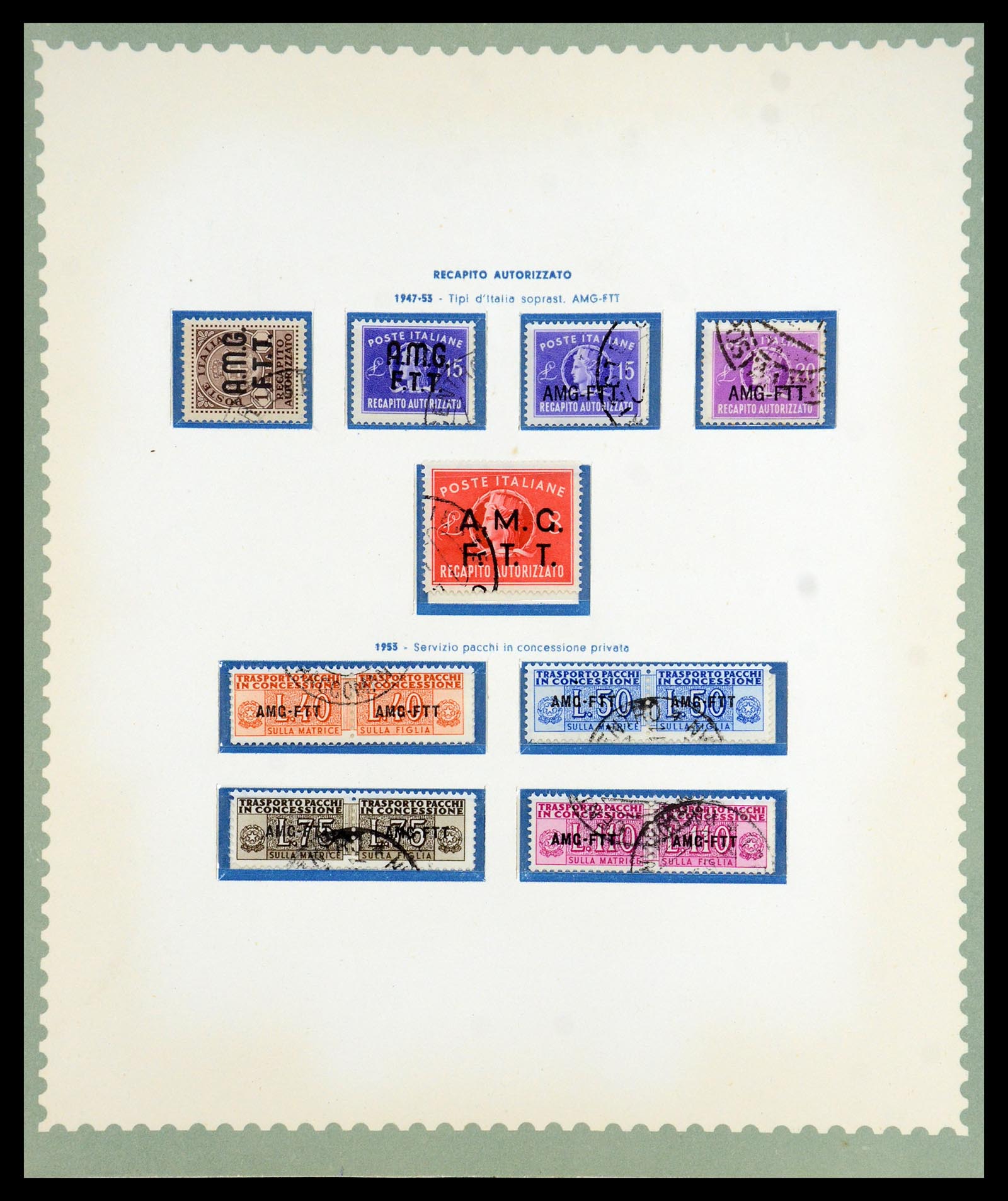 35804 026 - Stamp Collection 35804 Italy Triest-A 1947-1954.