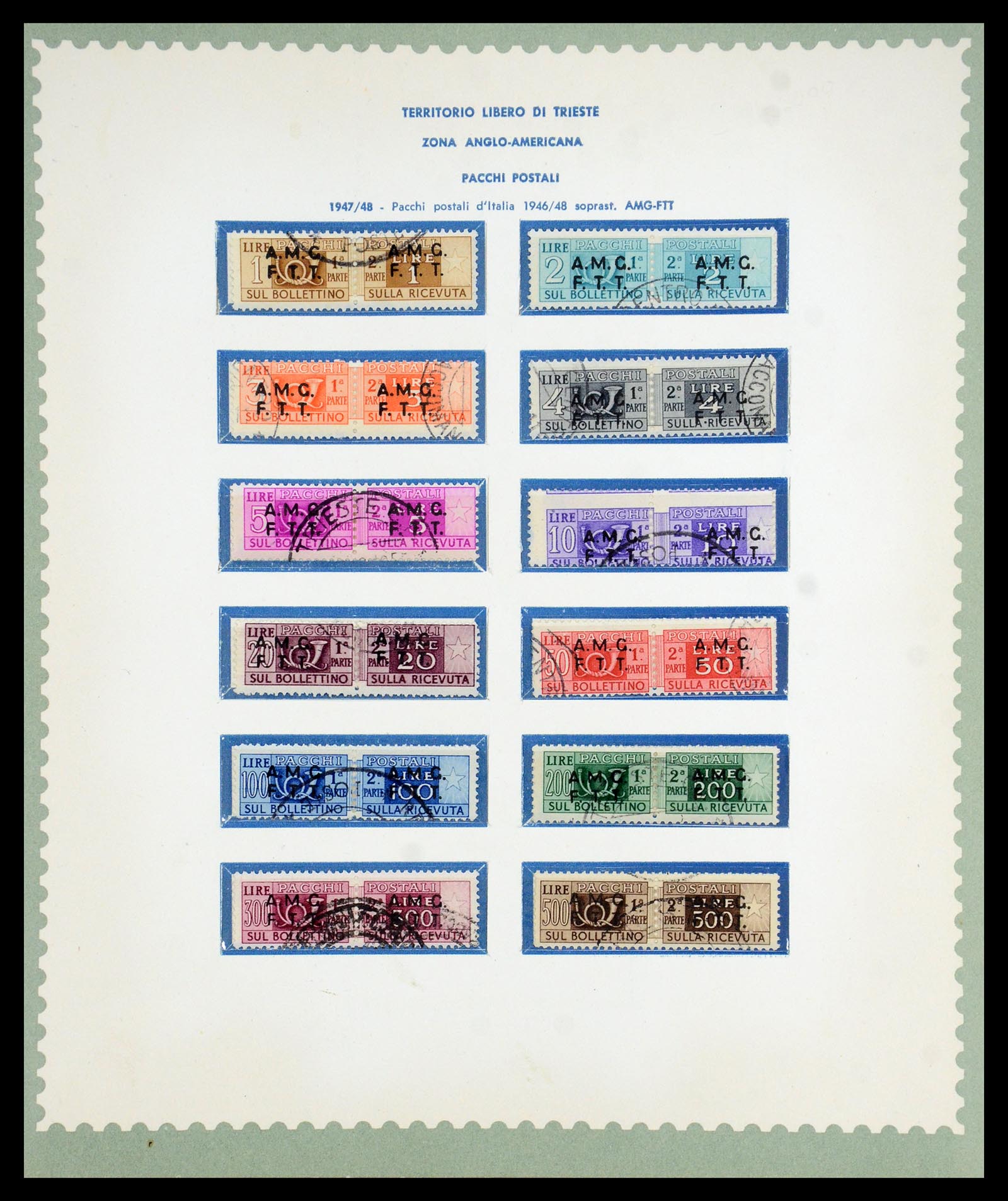 35804 027 - Stamp Collection 35804 Italy Triest-A 1947-1954.