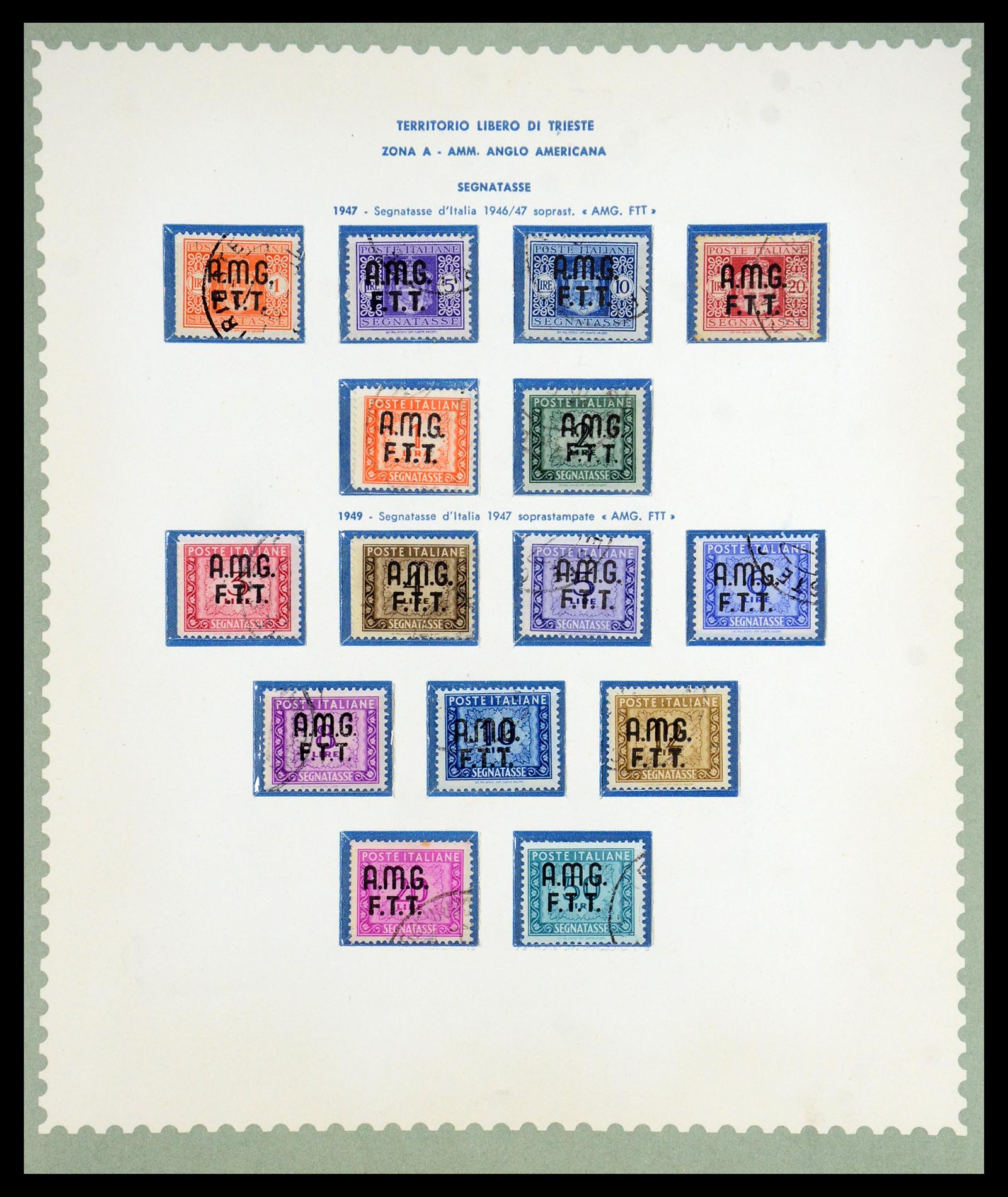 35804 029 - Stamp Collection 35804 Italy Triest-A 1947-1954.