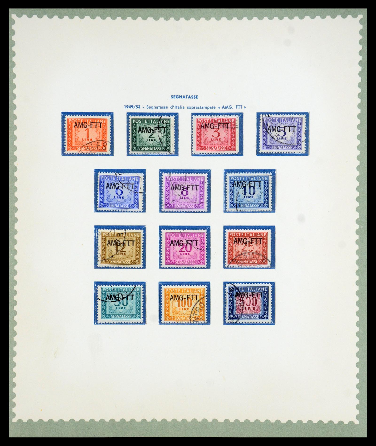 35804 030 - Stamp Collection 35804 Italy Triest-A 1947-1954.