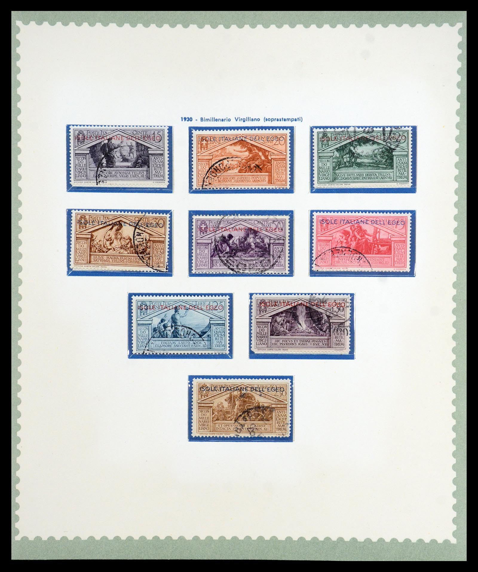 35805 003 - Postzegelverzameling 35805 Italië Egeïsche eilanden 1912-1943.
