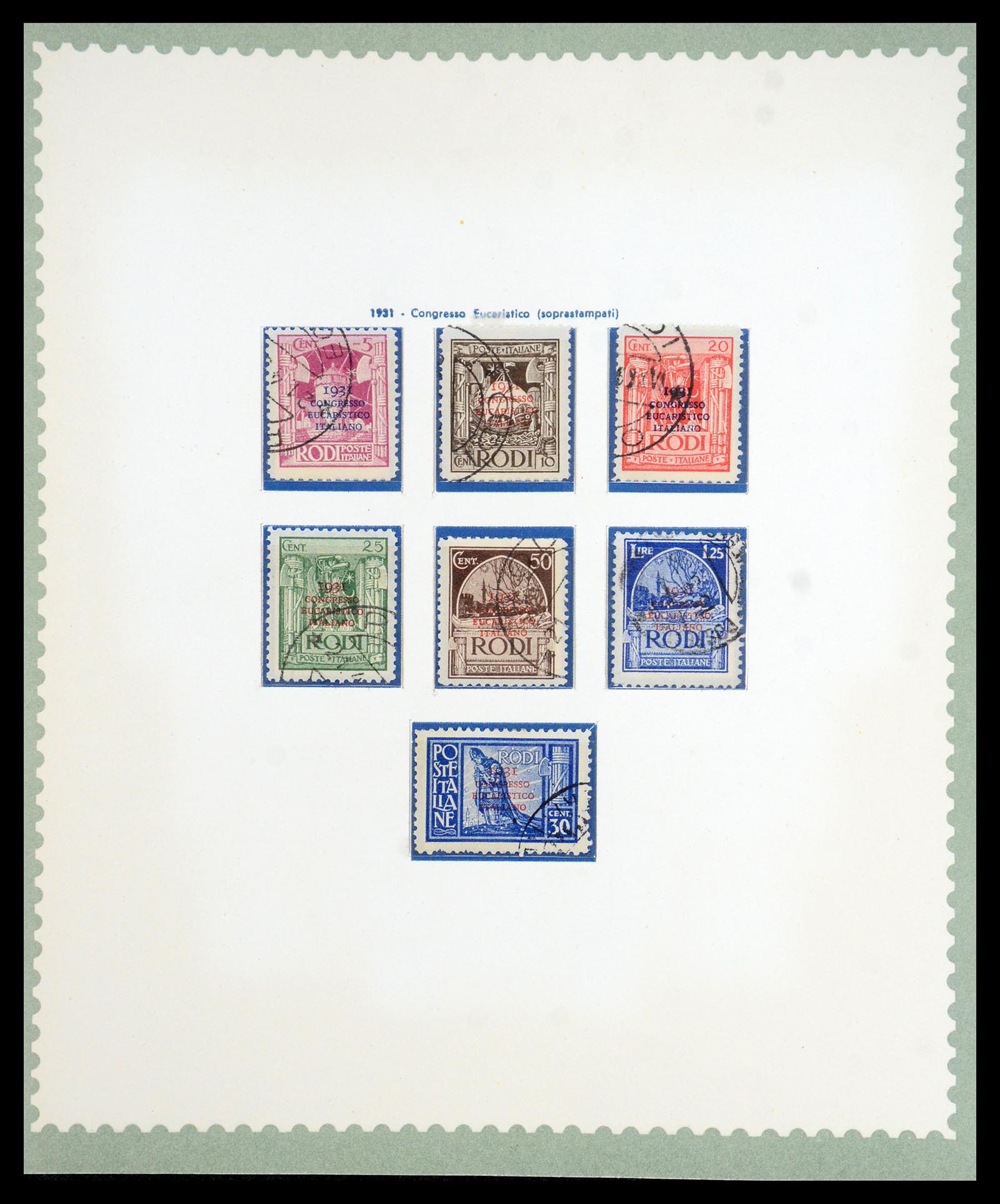 35805 004 - Postzegelverzameling 35805 Italië Egeïsche eilanden 1912-1943.