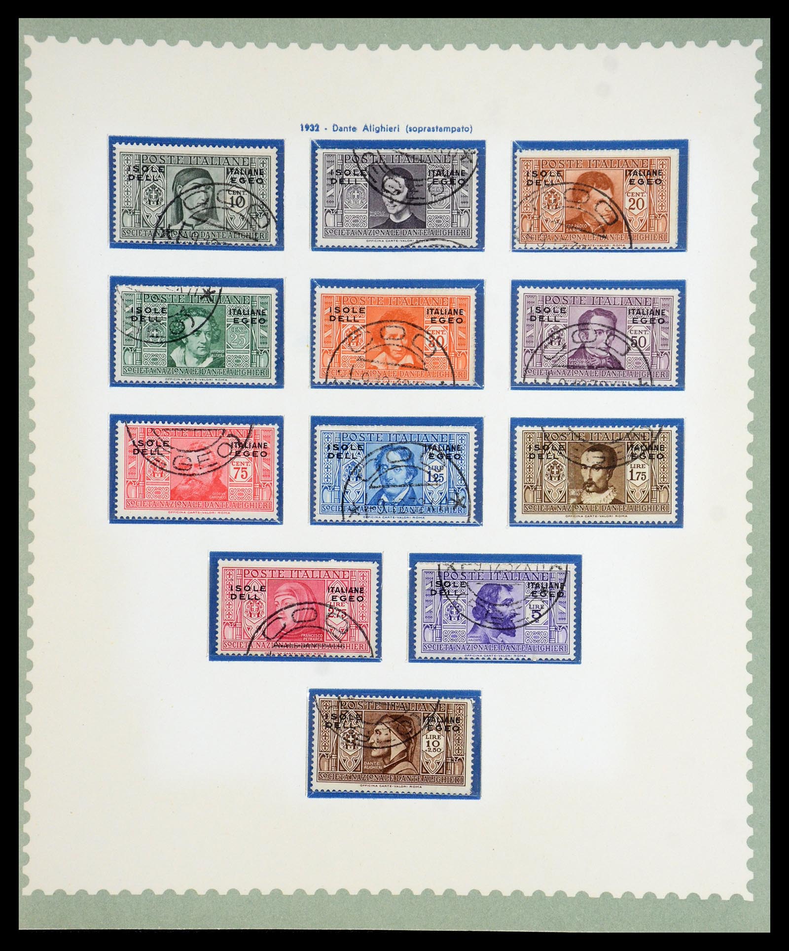 35805 006 - Postzegelverzameling 35805 Italië Egeïsche eilanden 1912-1943.