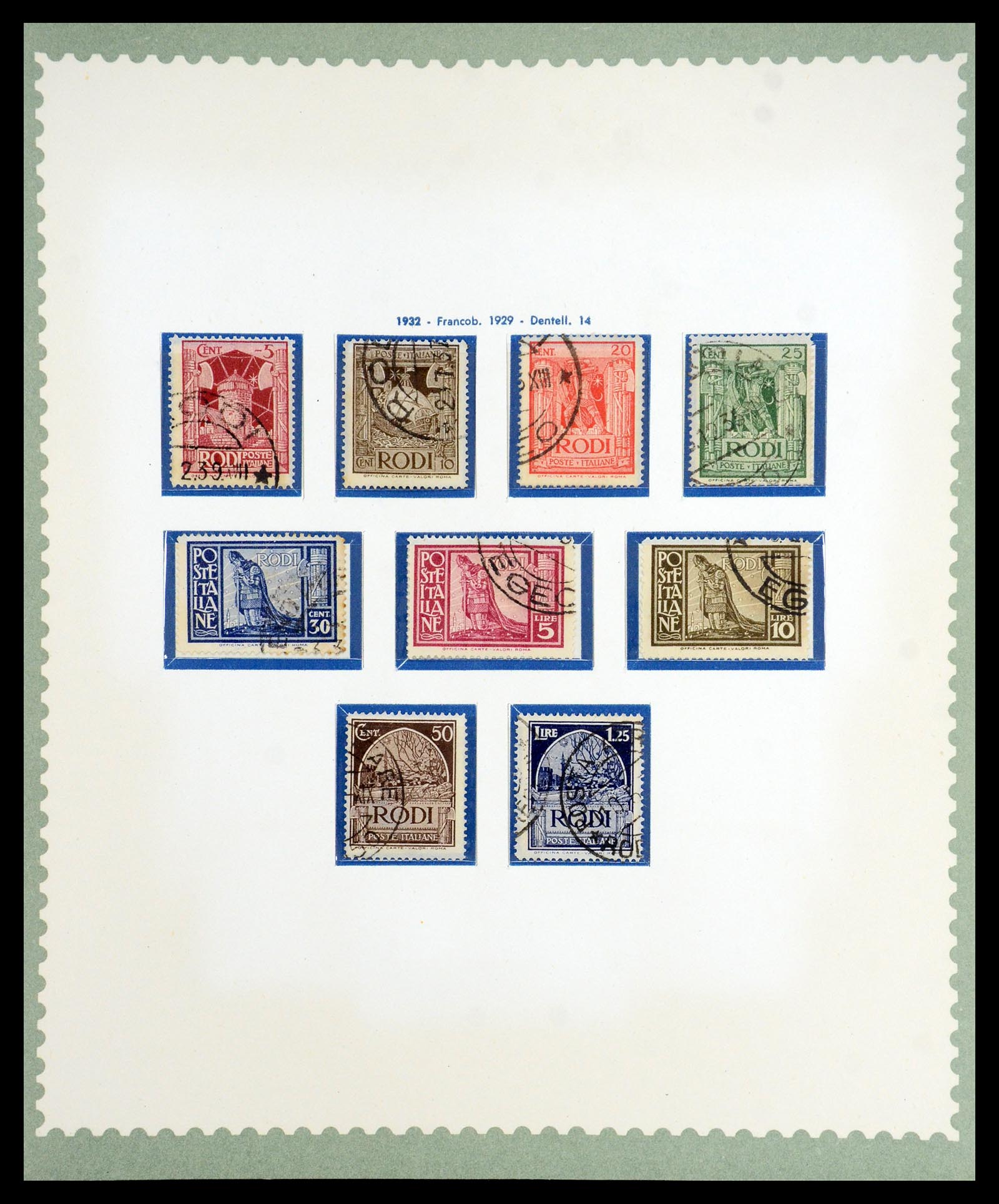 35805 007 - Postzegelverzameling 35805 Italië Egeïsche eilanden 1912-1943.