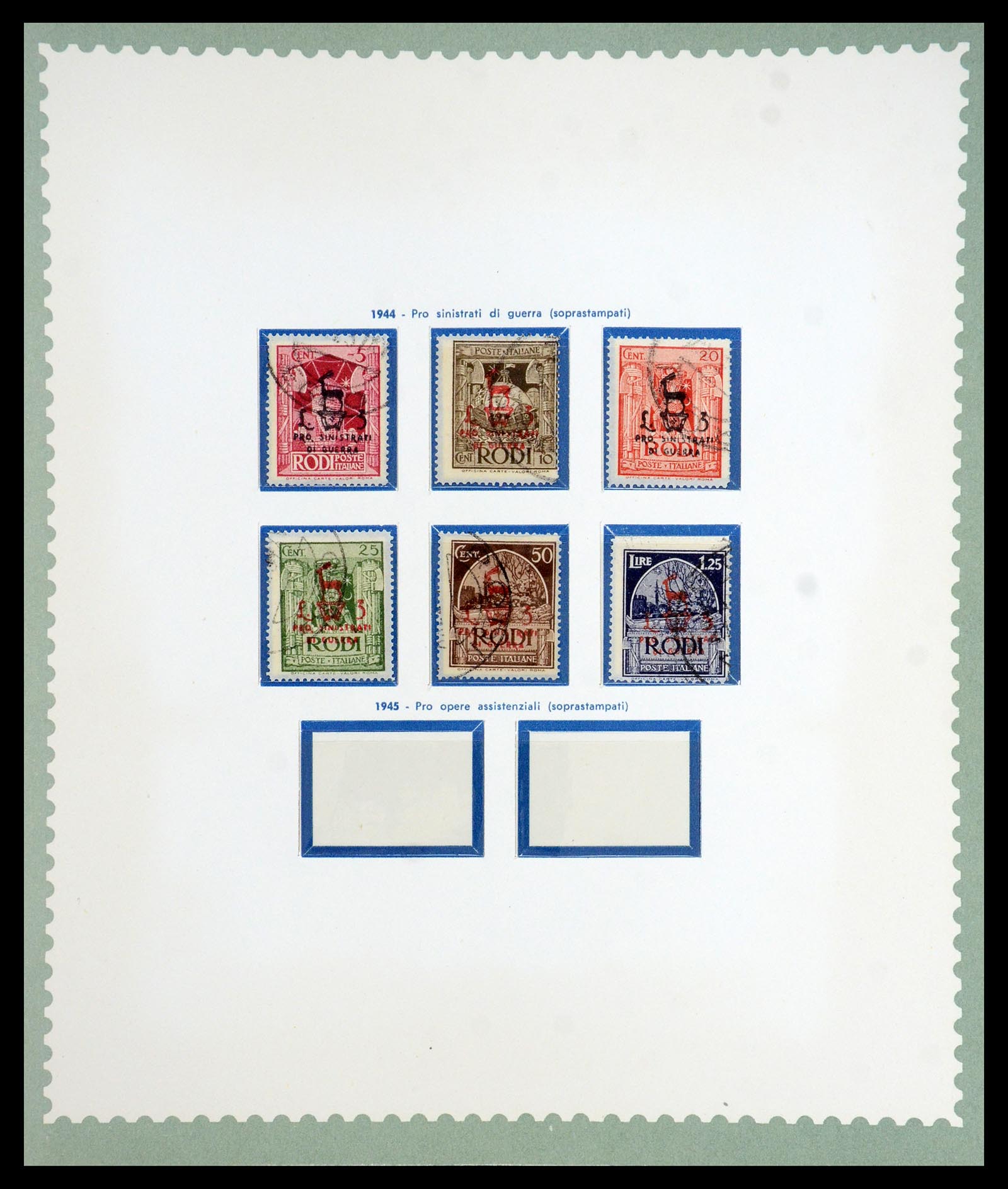35805 013 - Postzegelverzameling 35805 Italië Egeïsche eilanden 1912-1943.