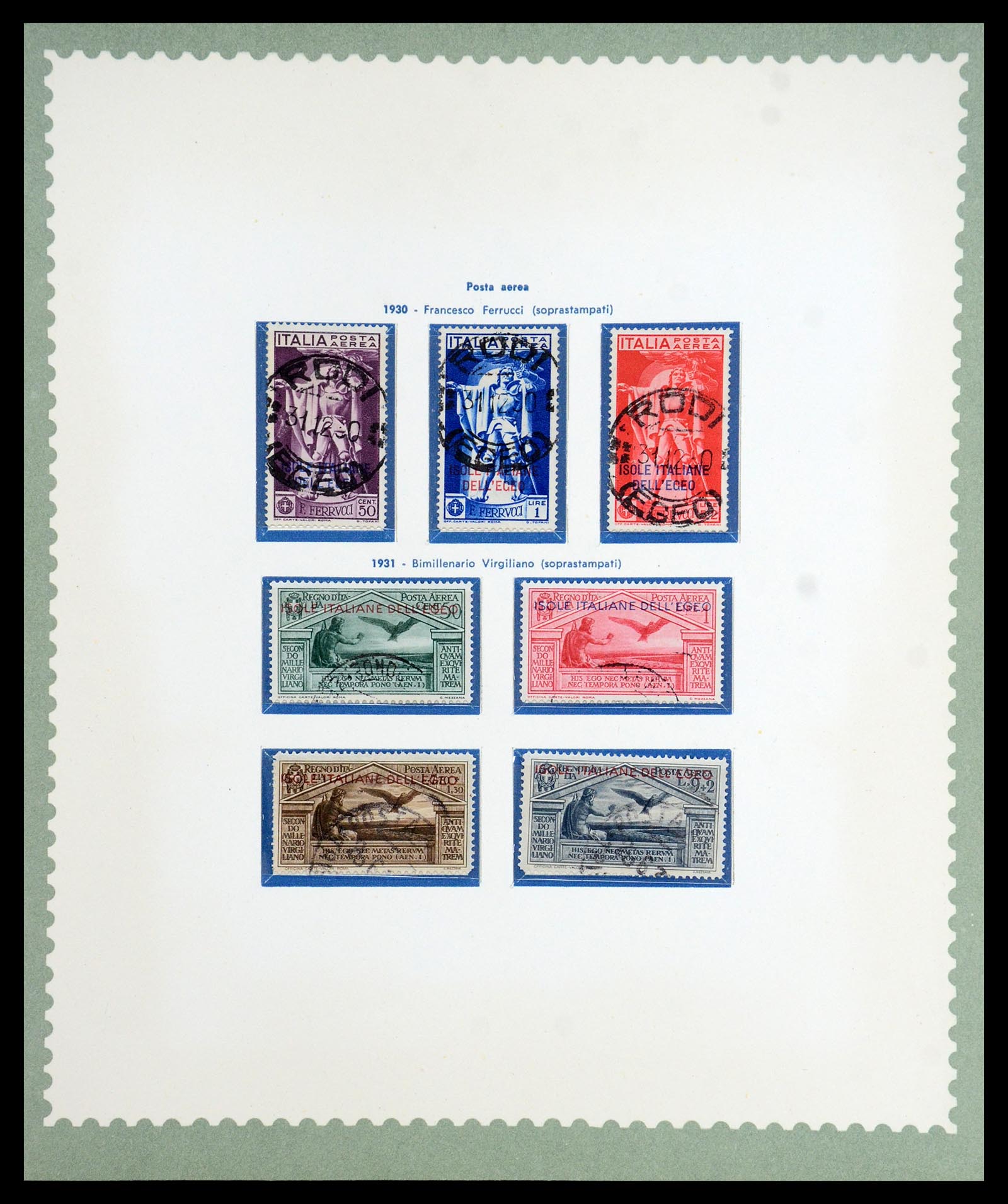 35805 014 - Stamp Collection 35805 Italy Aegean Islands 1912-1943.