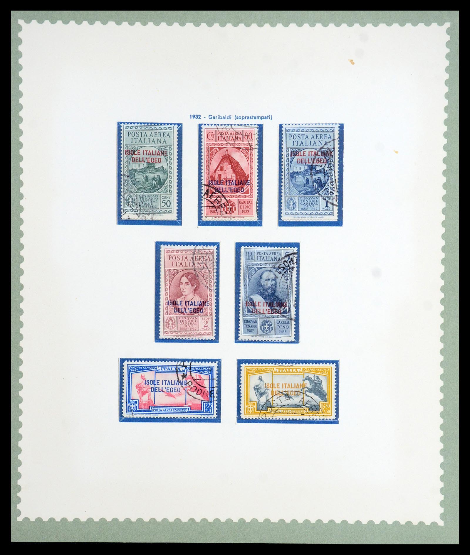 35805 016 - Postzegelverzameling 35805 Italië Egeïsche eilanden 1912-1943.