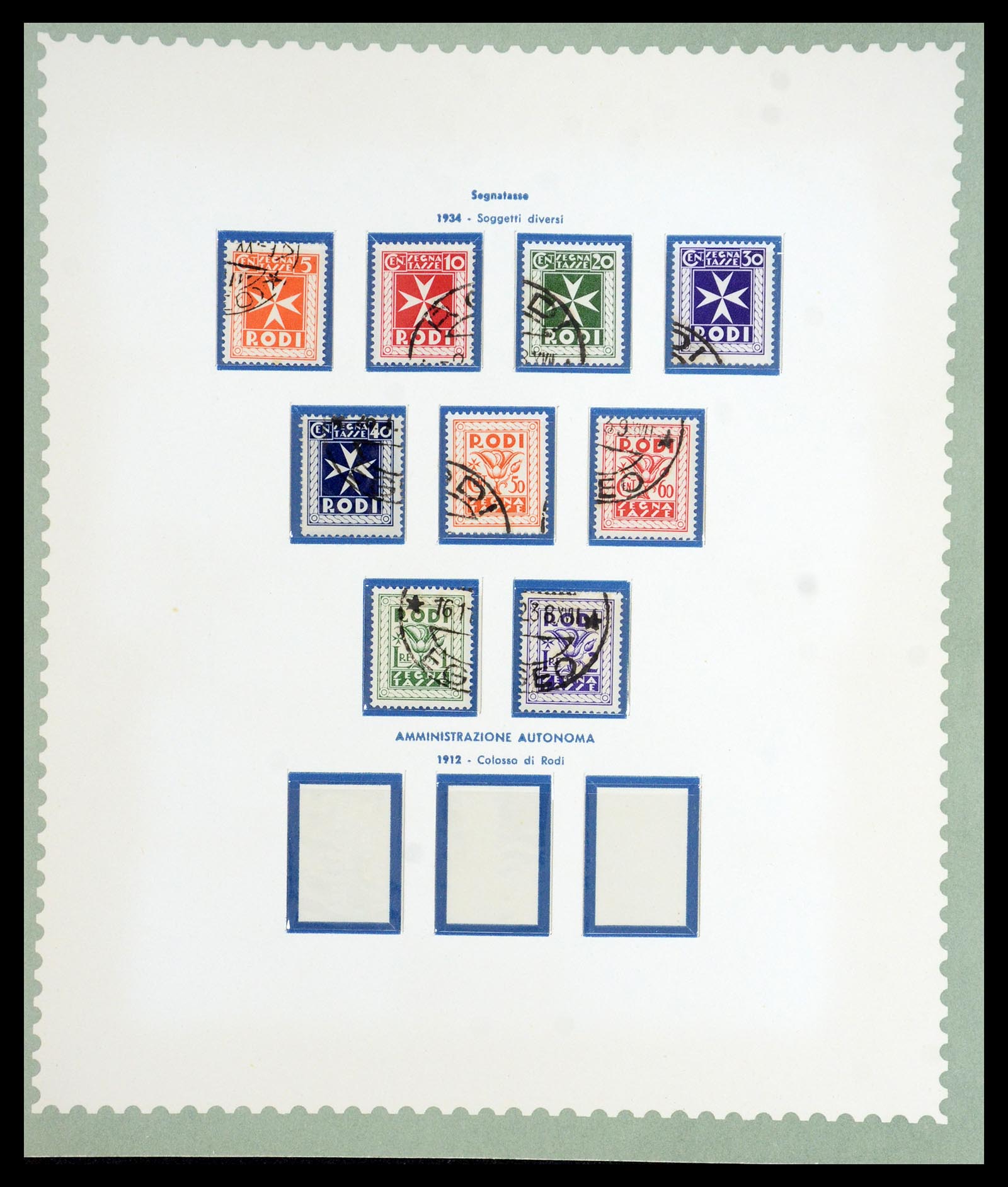 35805 022 - Stamp Collection 35805 Italy Aegean Islands 1912-1943.