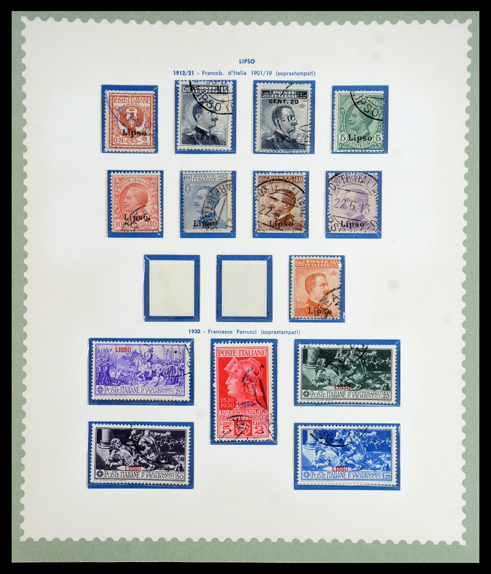 35805 033 - Stamp Collection 35805 Italy Aegean Islands 1912-1943.