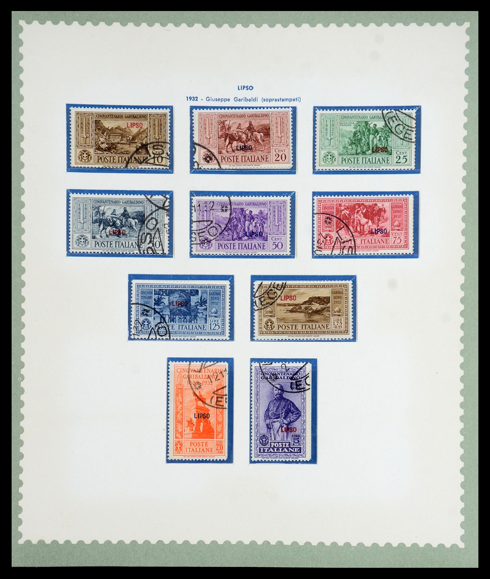 35805 034 - Stamp Collection 35805 Italy Aegean Islands 1912-1943.