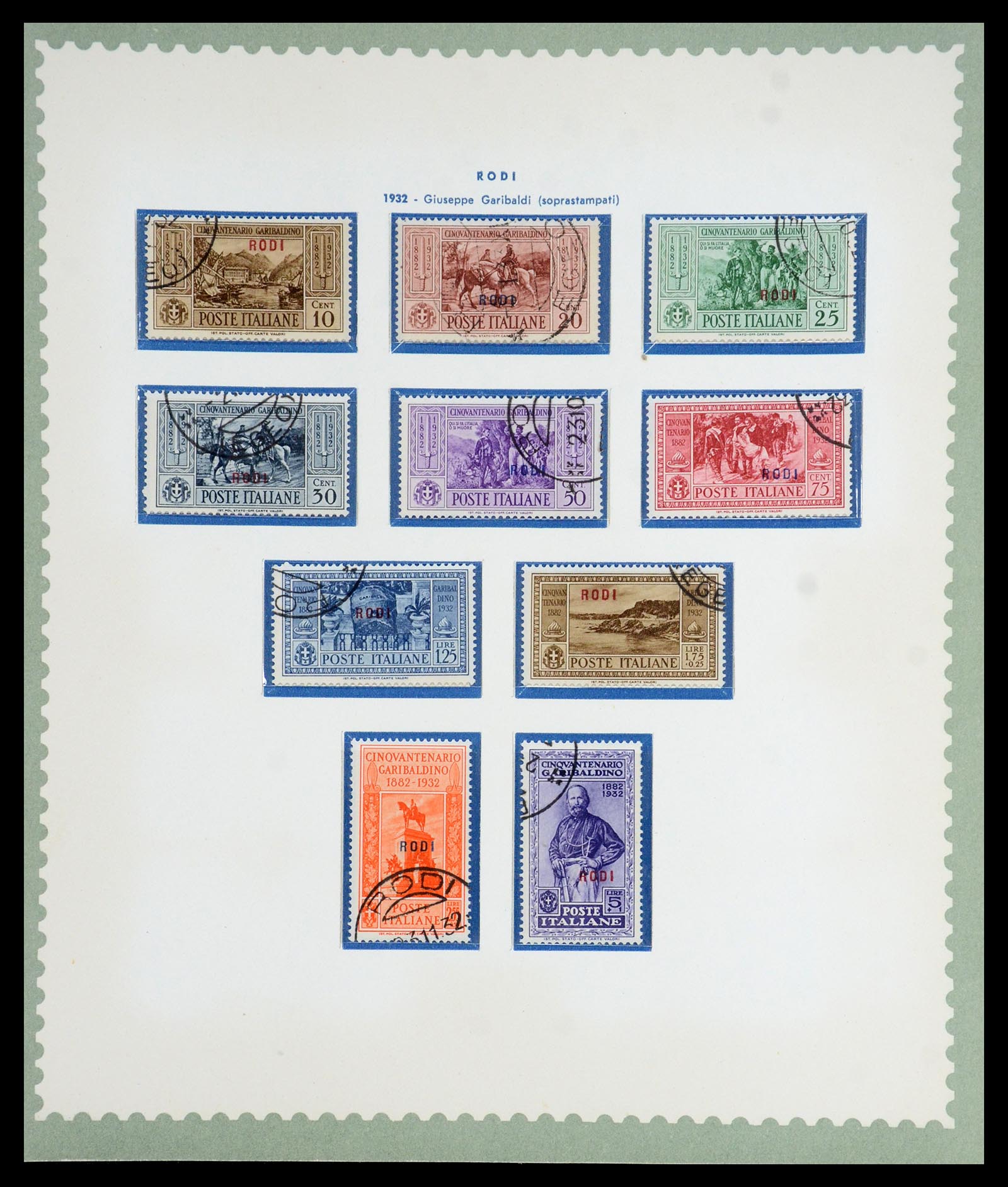 35805 042 - Postzegelverzameling 35805 Italië Egeïsche eilanden 1912-1943.