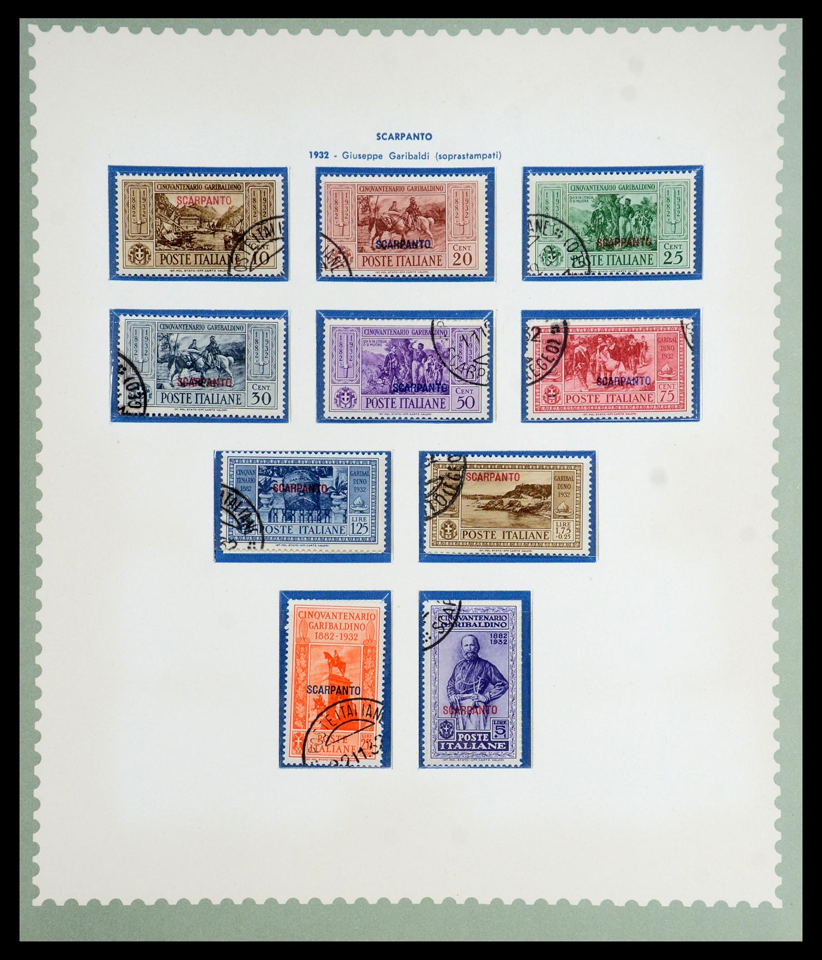 35805 044 - Postzegelverzameling 35805 Italië Egeïsche eilanden 1912-1943.