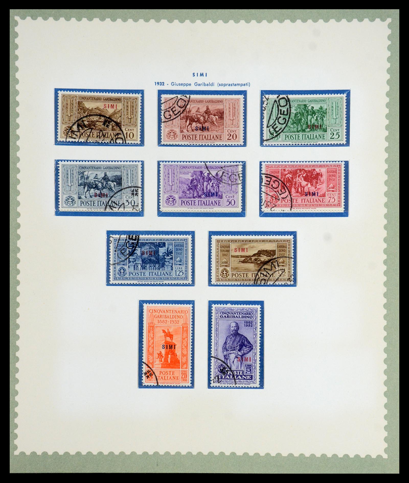 35805 046 - Postzegelverzameling 35805 Italië Egeïsche eilanden 1912-1943.