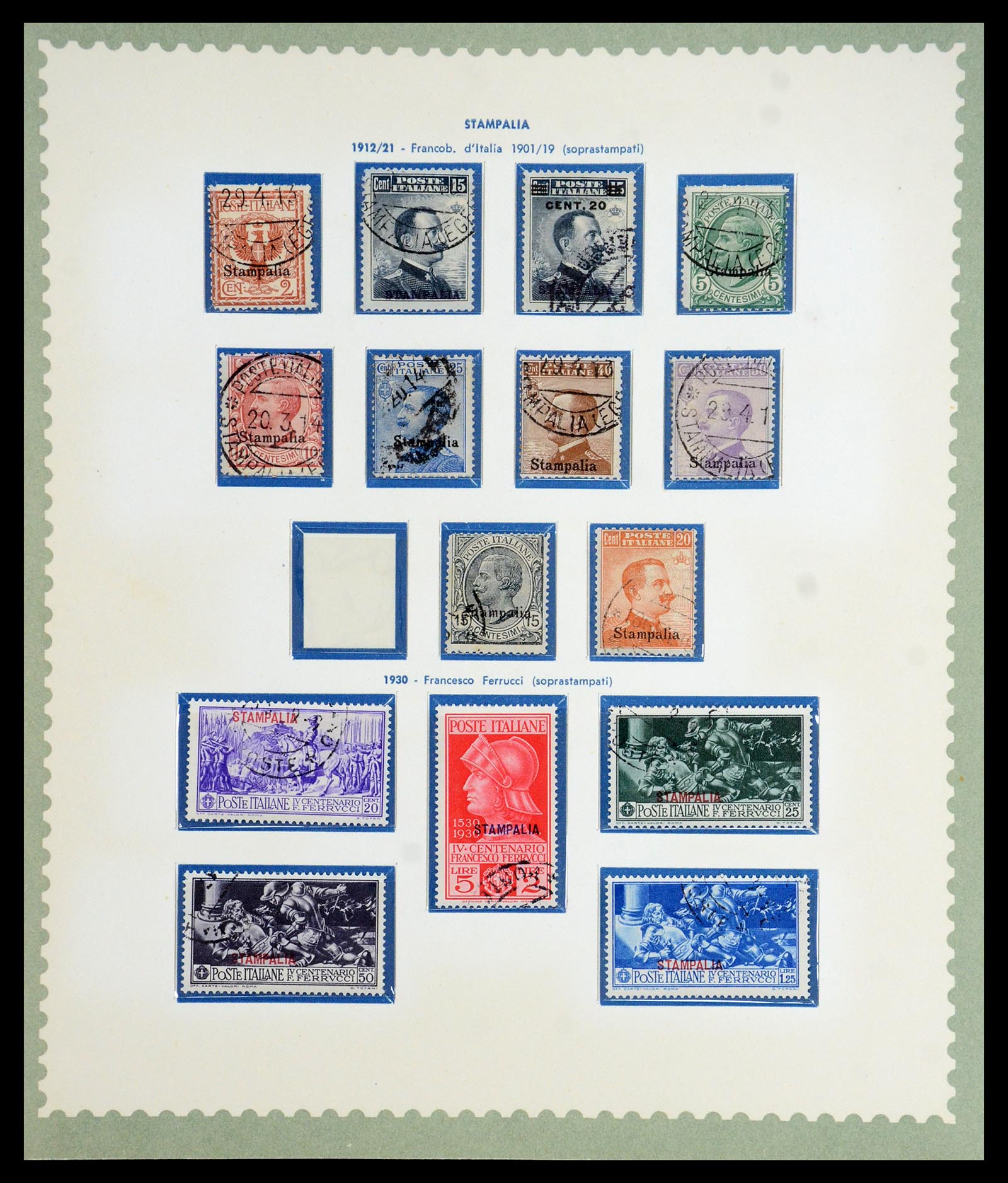 35805 047 - Postzegelverzameling 35805 Italië Egeïsche eilanden 1912-1943.