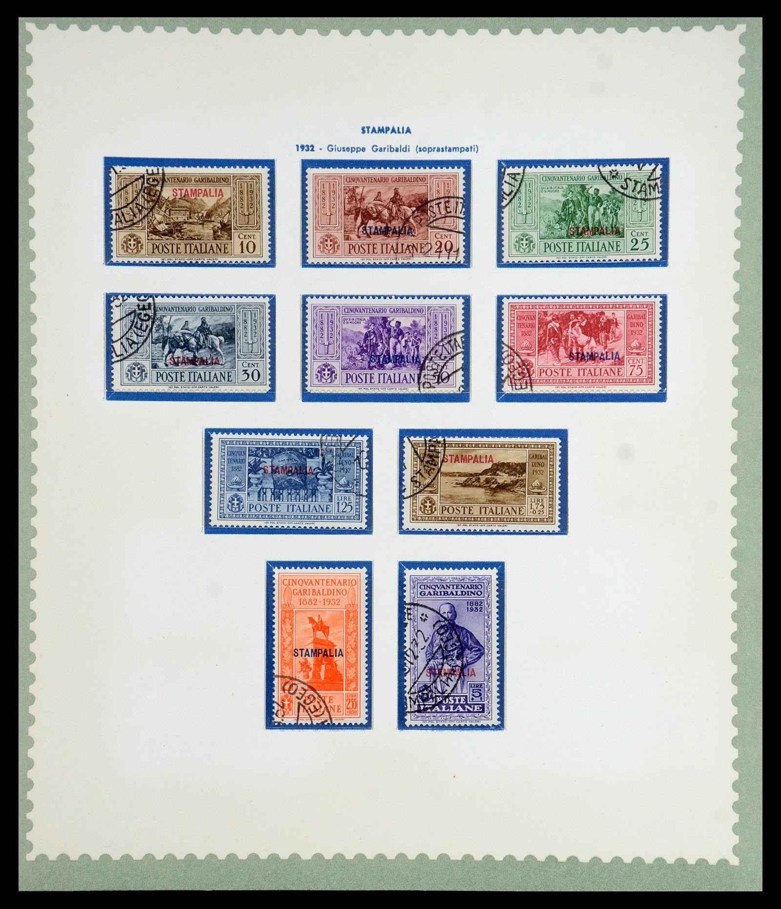 35805 048 - Postzegelverzameling 35805 Italië Egeïsche eilanden 1912-1943.