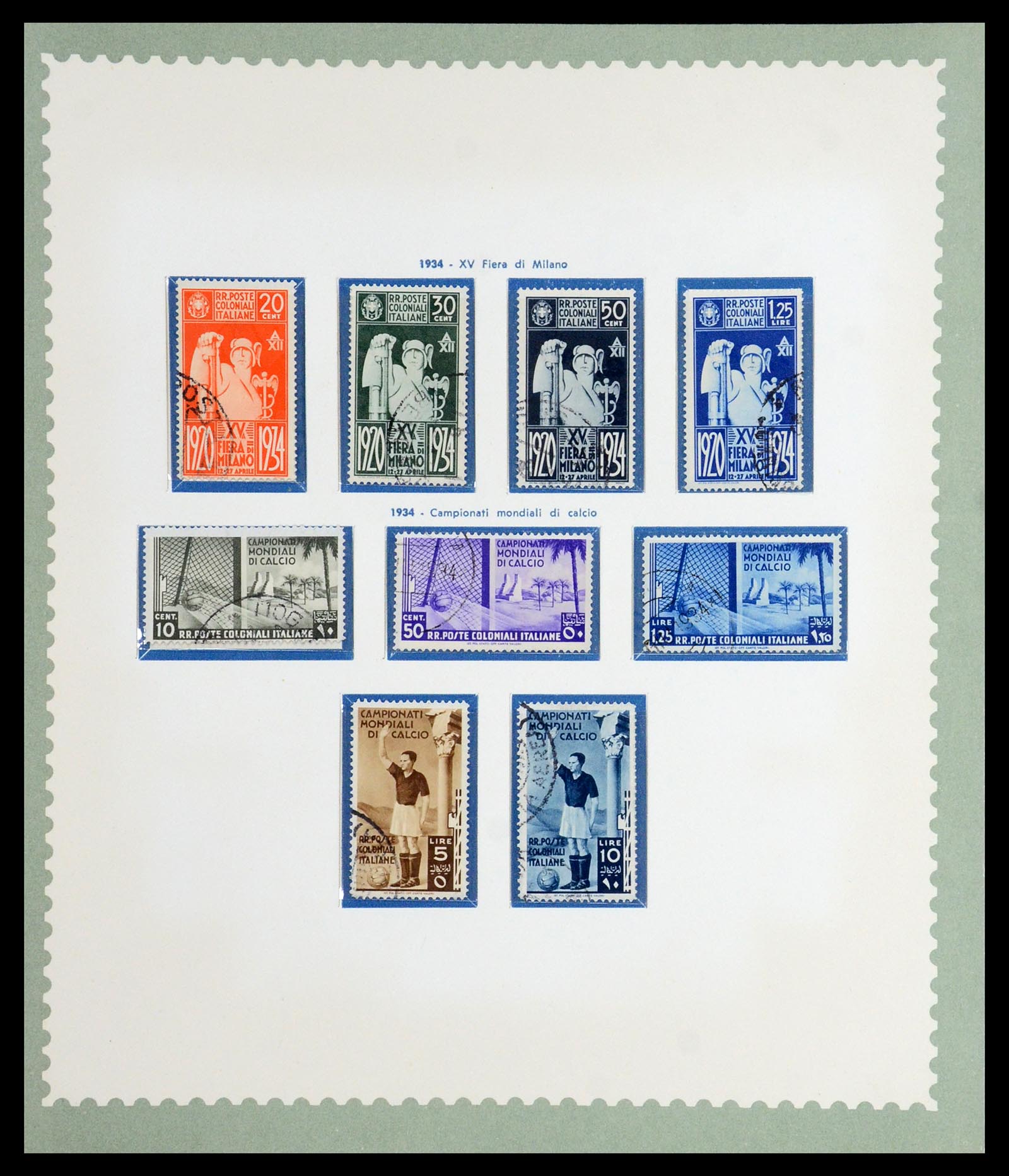 35806 005 - Postzegelverzameling 35806 Italiaanse koloniën 1922-1941.