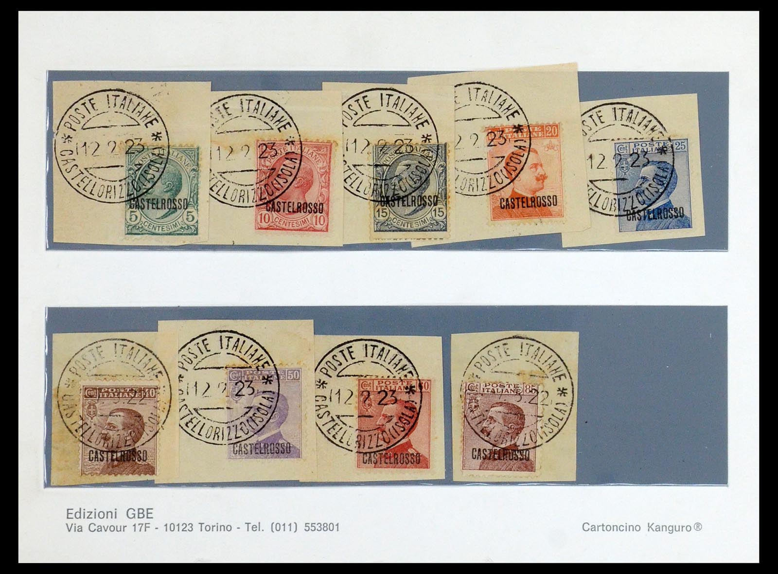 35806 011 - Postzegelverzameling 35806 Italiaanse koloniën 1922-1941.