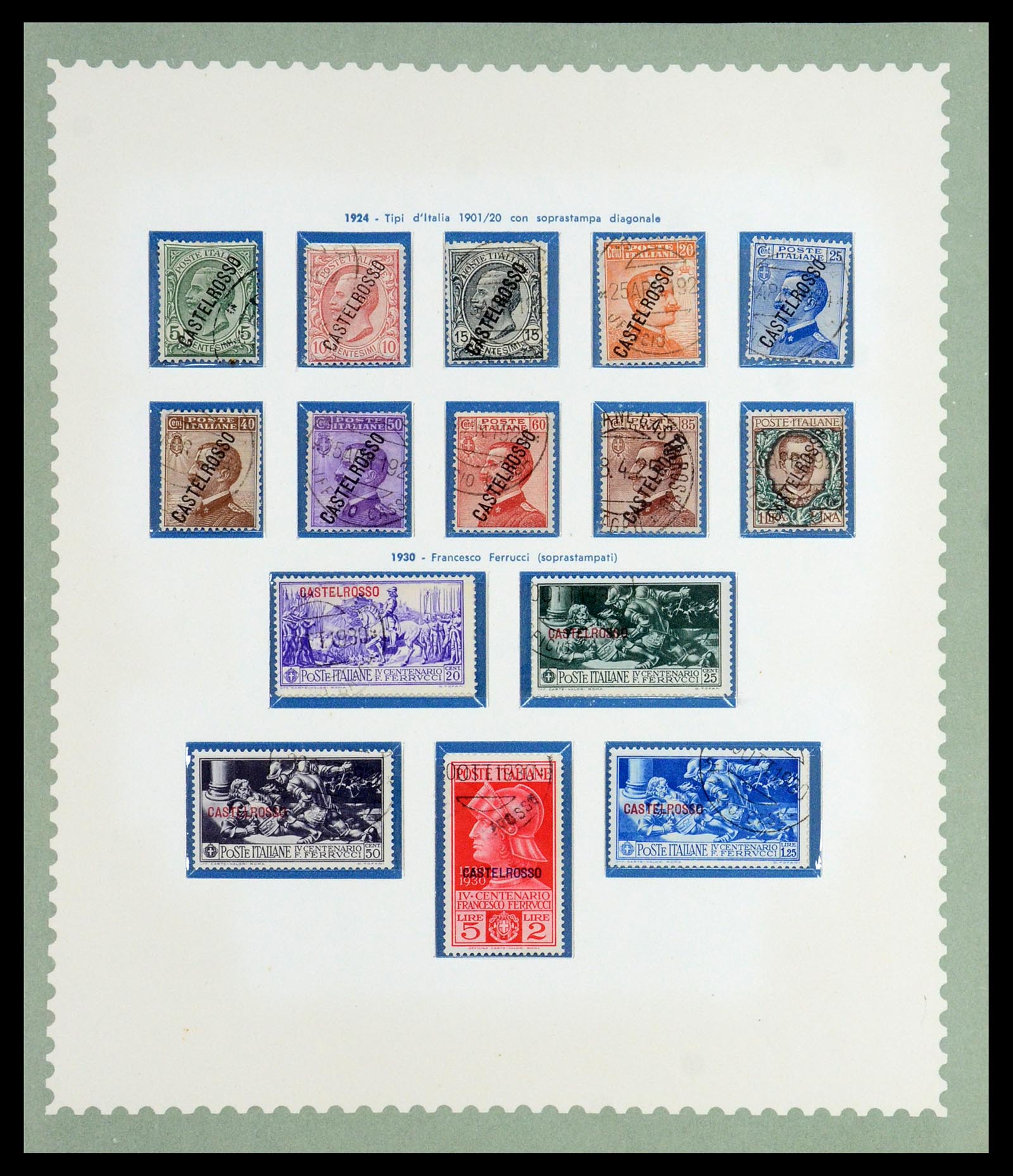 35806 012 - Postzegelverzameling 35806 Italiaanse koloniën 1922-1941.