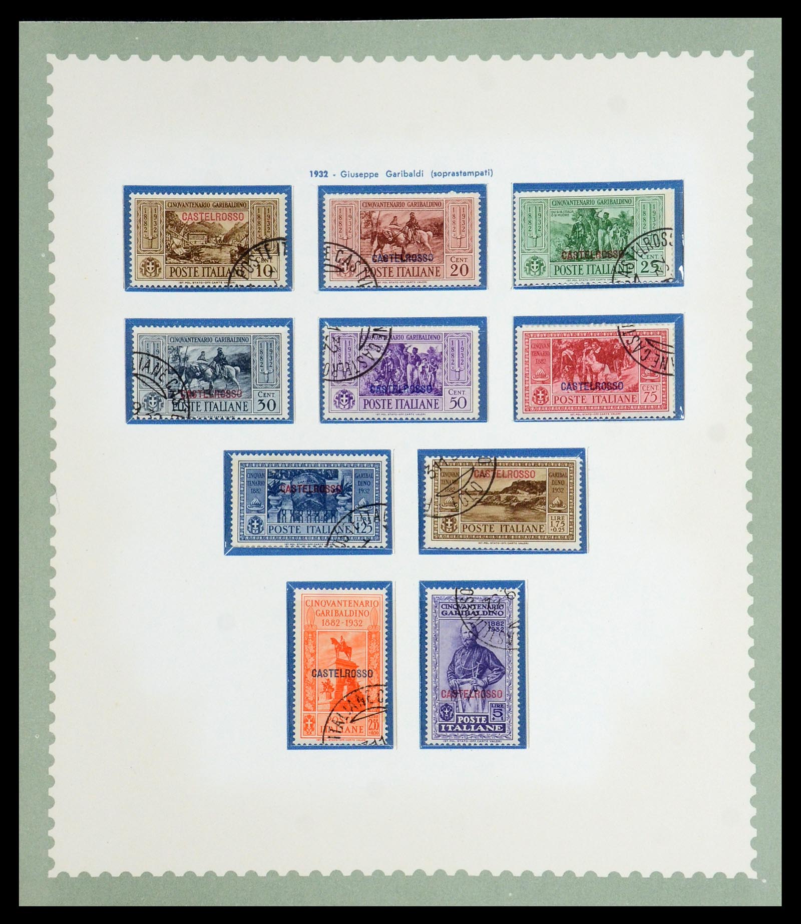 35806 013 - Postzegelverzameling 35806 Italiaanse koloniën 1922-1941.