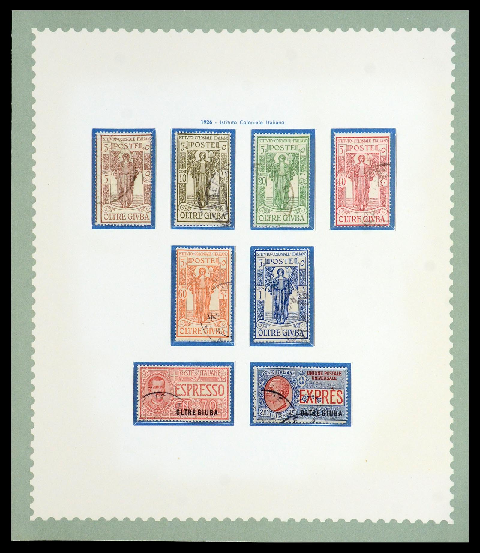 35806 017 - Postzegelverzameling 35806 Italiaanse koloniën 1922-1941.