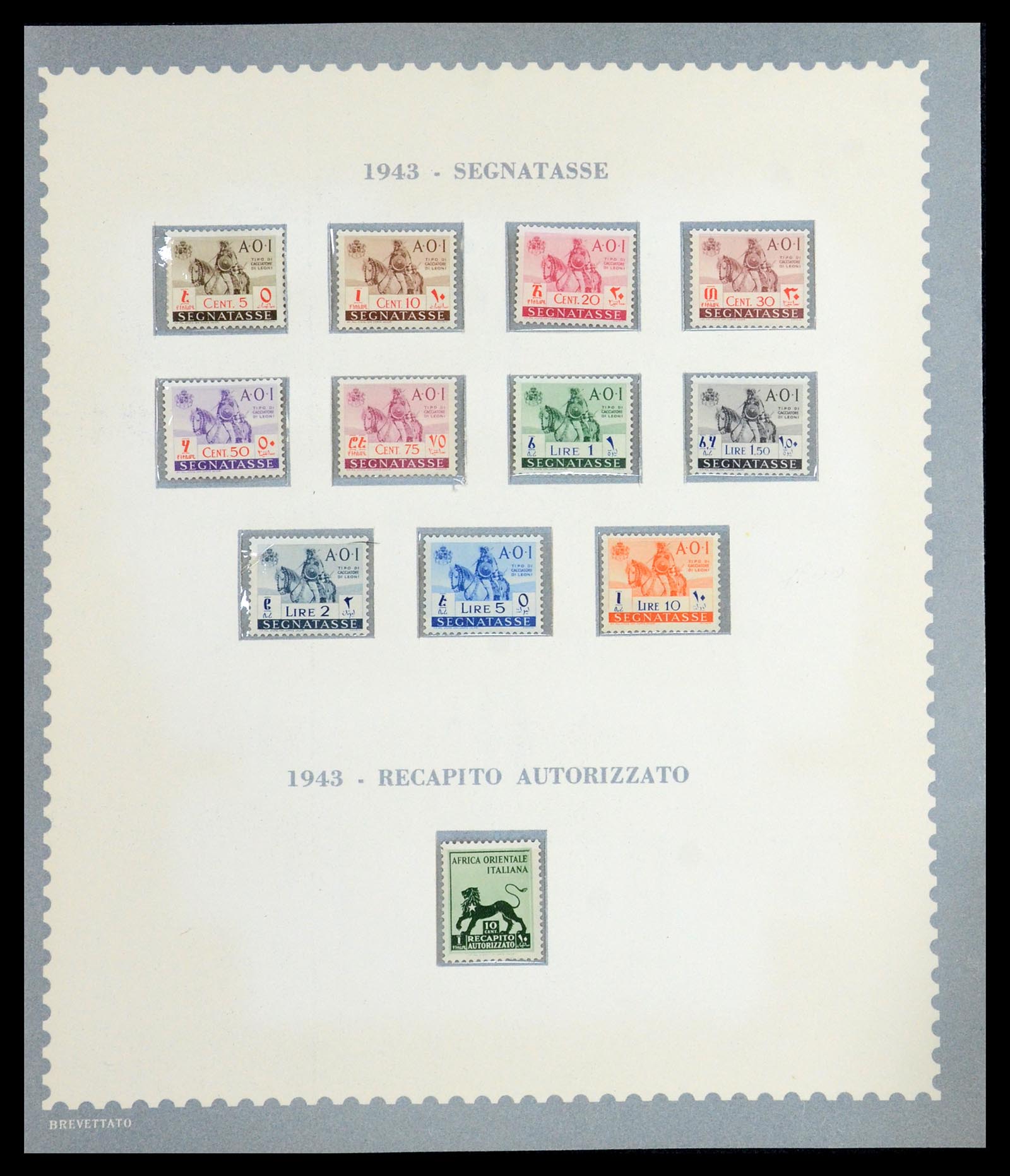 35806 028 - Postzegelverzameling 35806 Italiaanse koloniën 1922-1941.