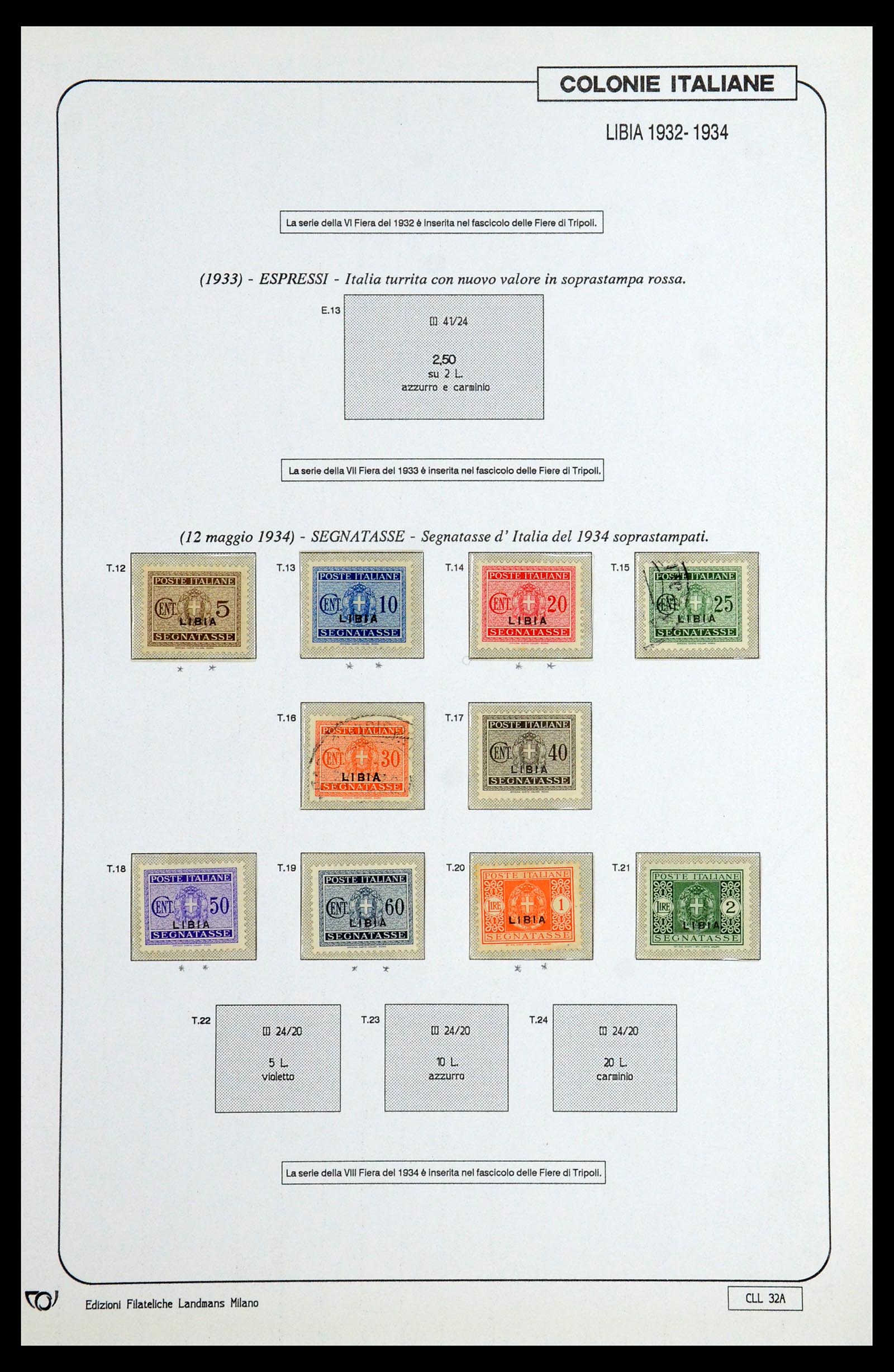 35807 009 - Stamp Collection 35807 Italian colonies 1893-1941.