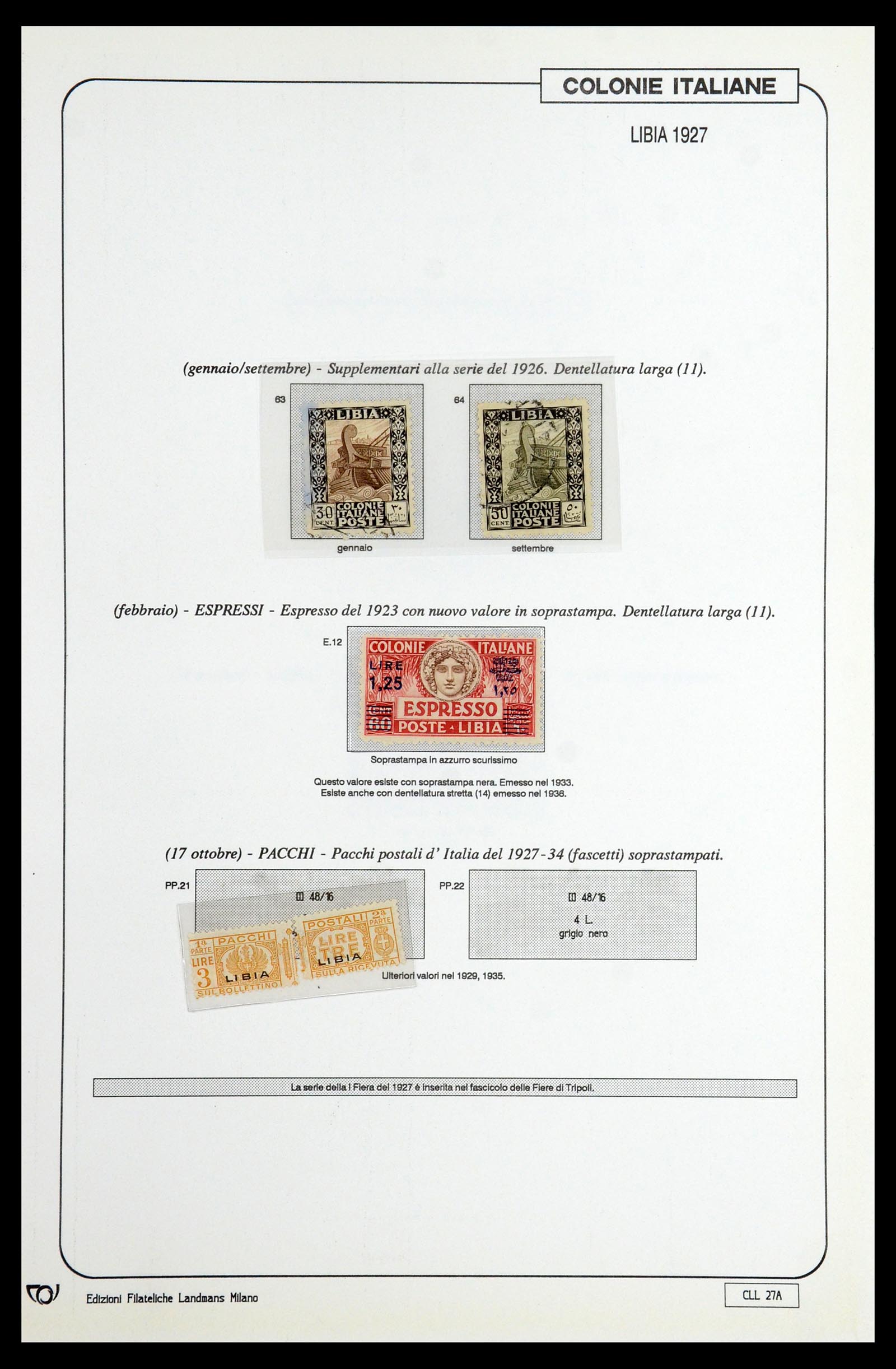 35807 010 - Stamp Collection 35807 Italian colonies 1893-1941.