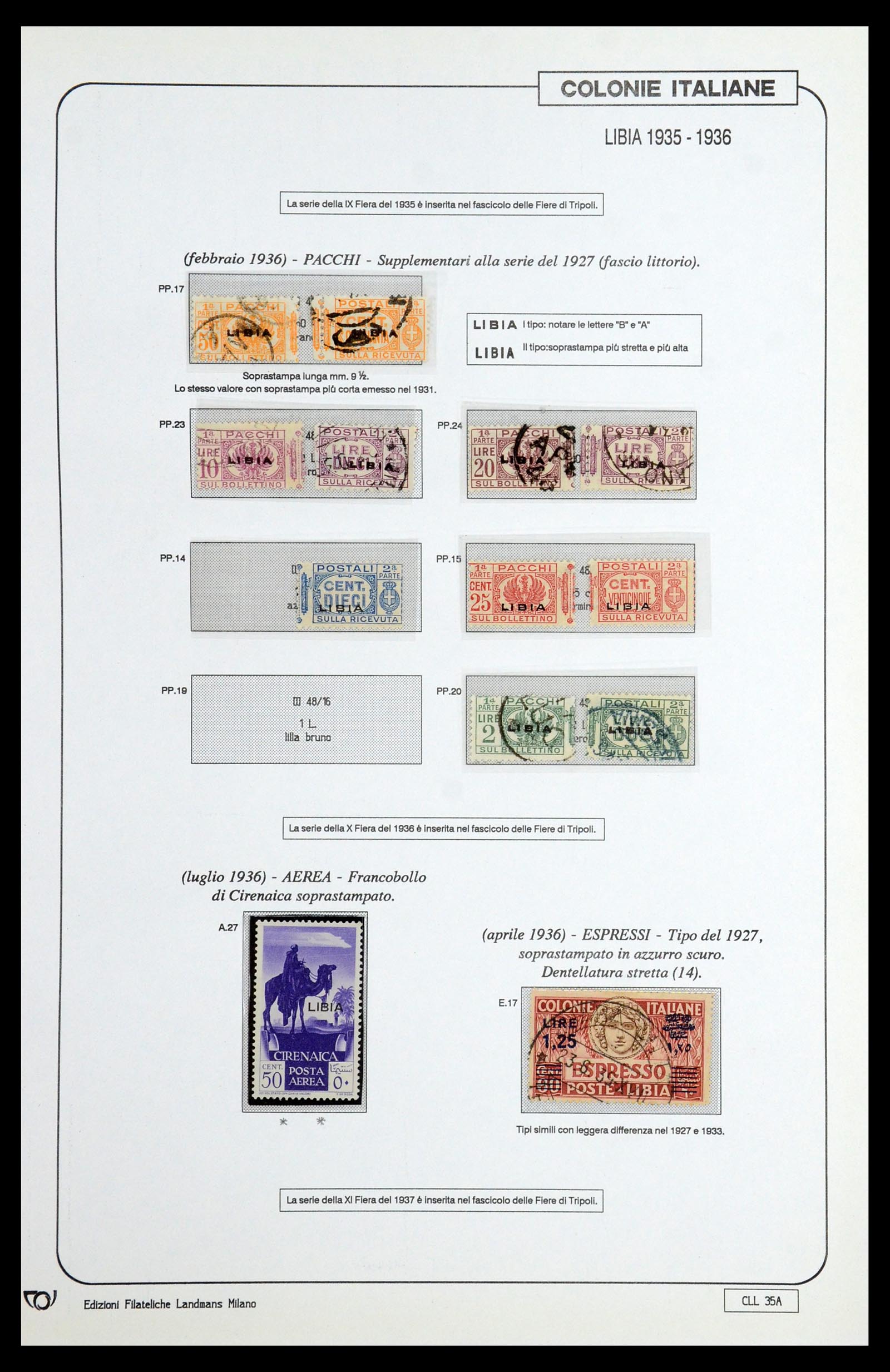 35807 014 - Postzegelverzameling 35807 Italiaanse koloniën 1893-1941.