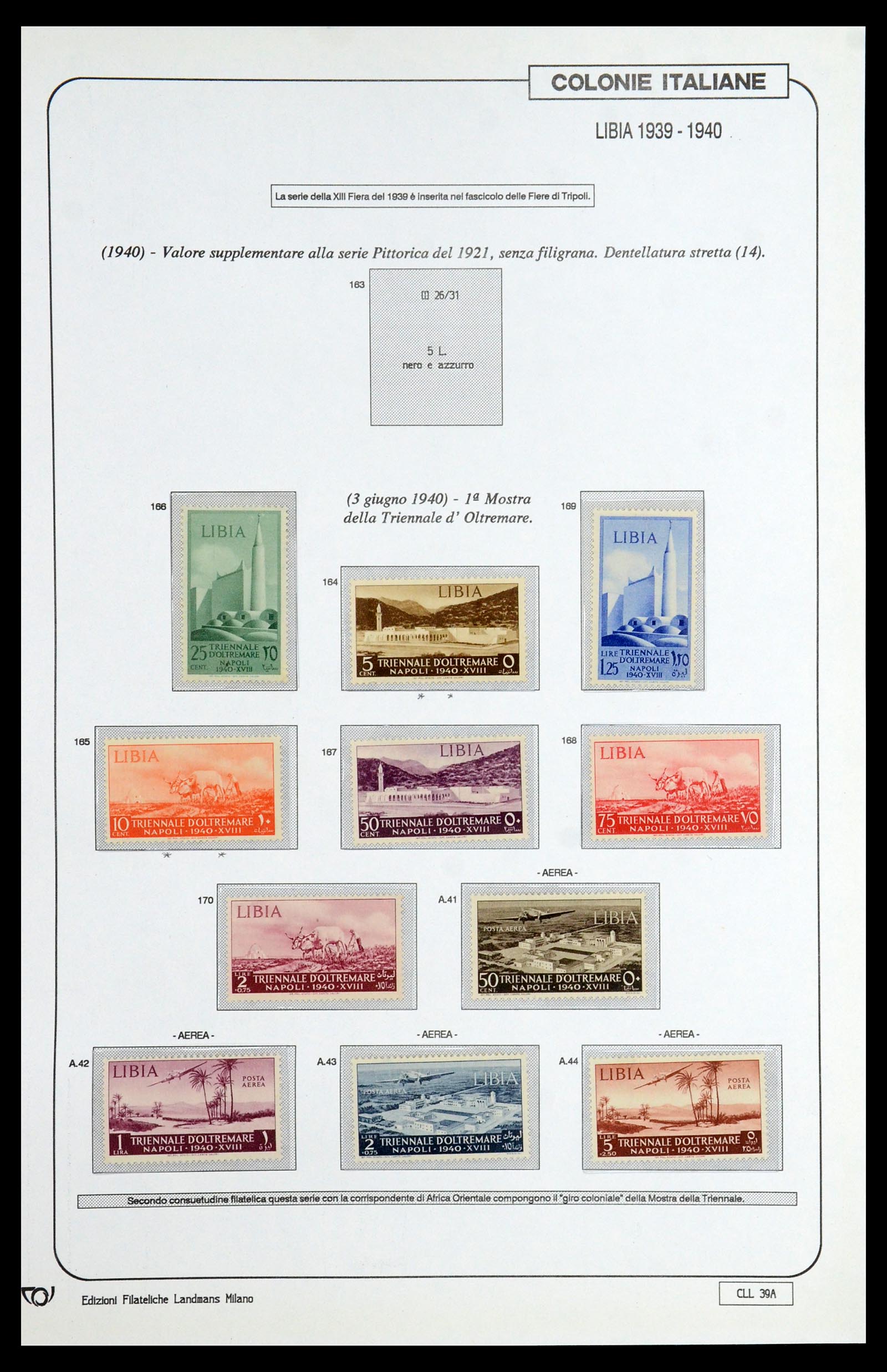 35807 017 - Stamp Collection 35807 Italian colonies 1893-1941.