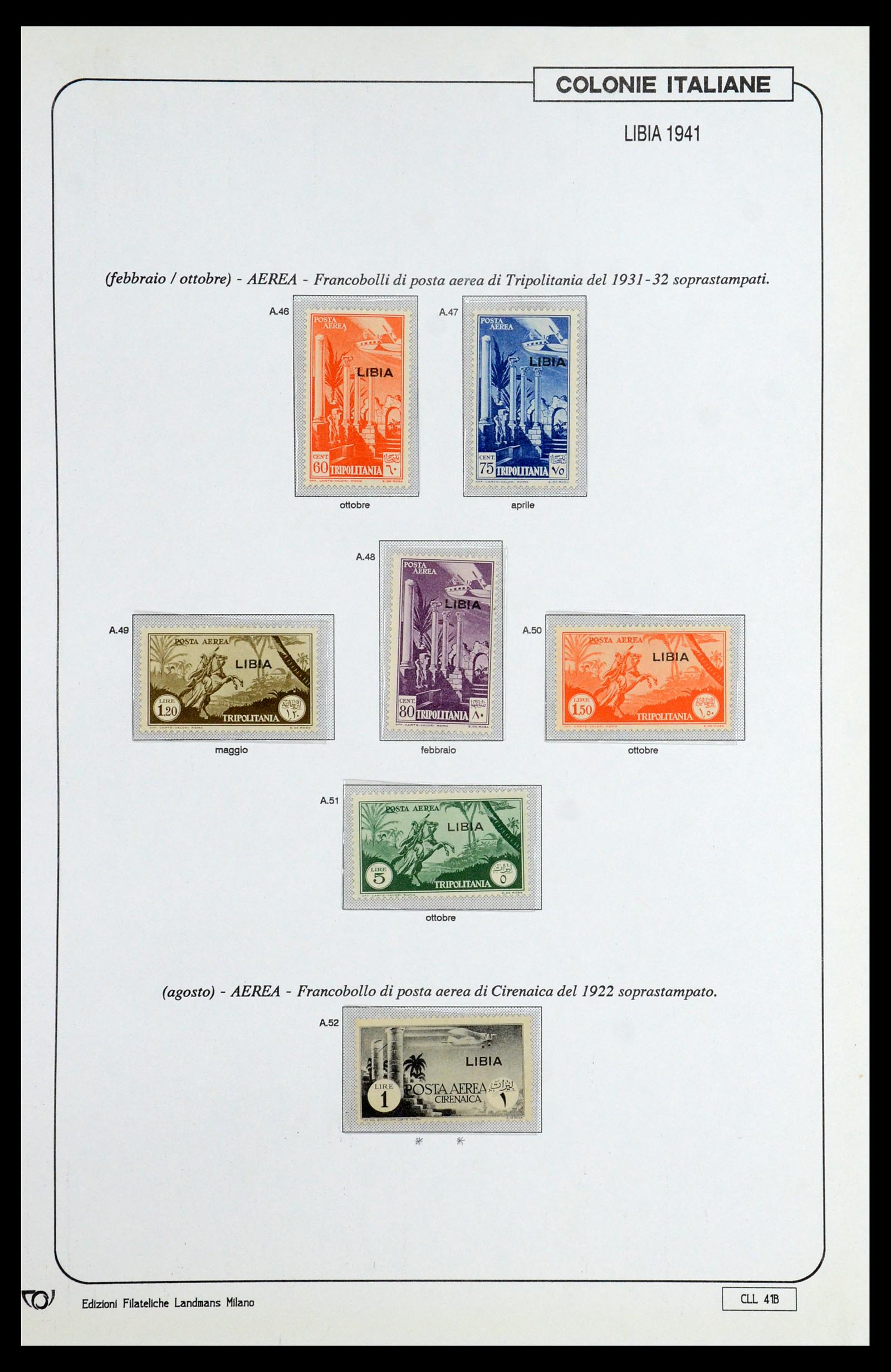 35807 019 - Stamp Collection 35807 Italian colonies 1893-1941.