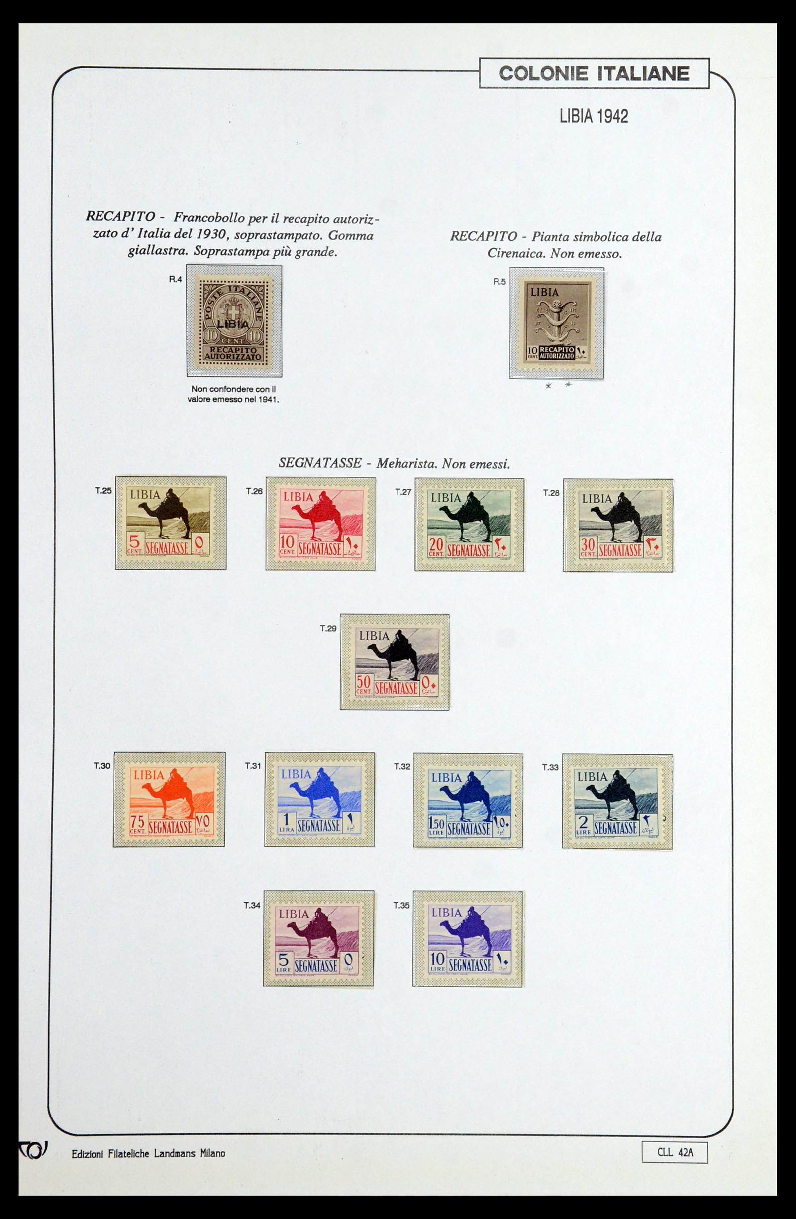 35807 020 - Stamp Collection 35807 Italian colonies 1893-1941.