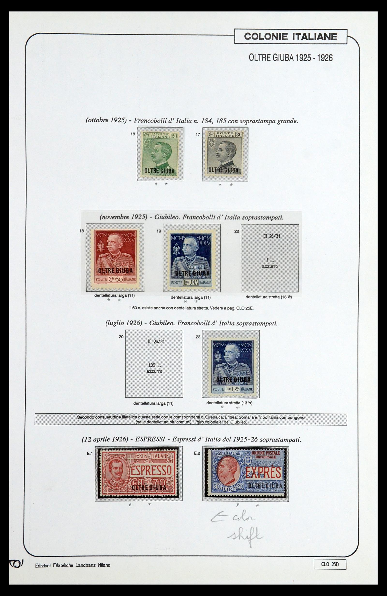 35807 023 - Stamp Collection 35807 Italian colonies 1893-1941.