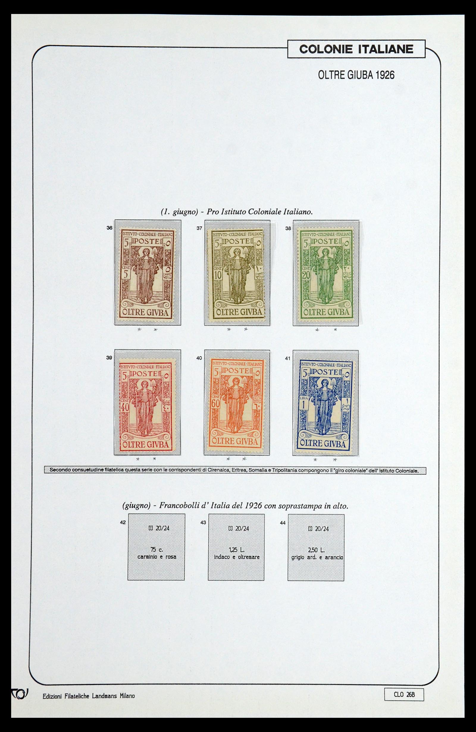 35807 025 - Stamp Collection 35807 Italian colonies 1893-1941.