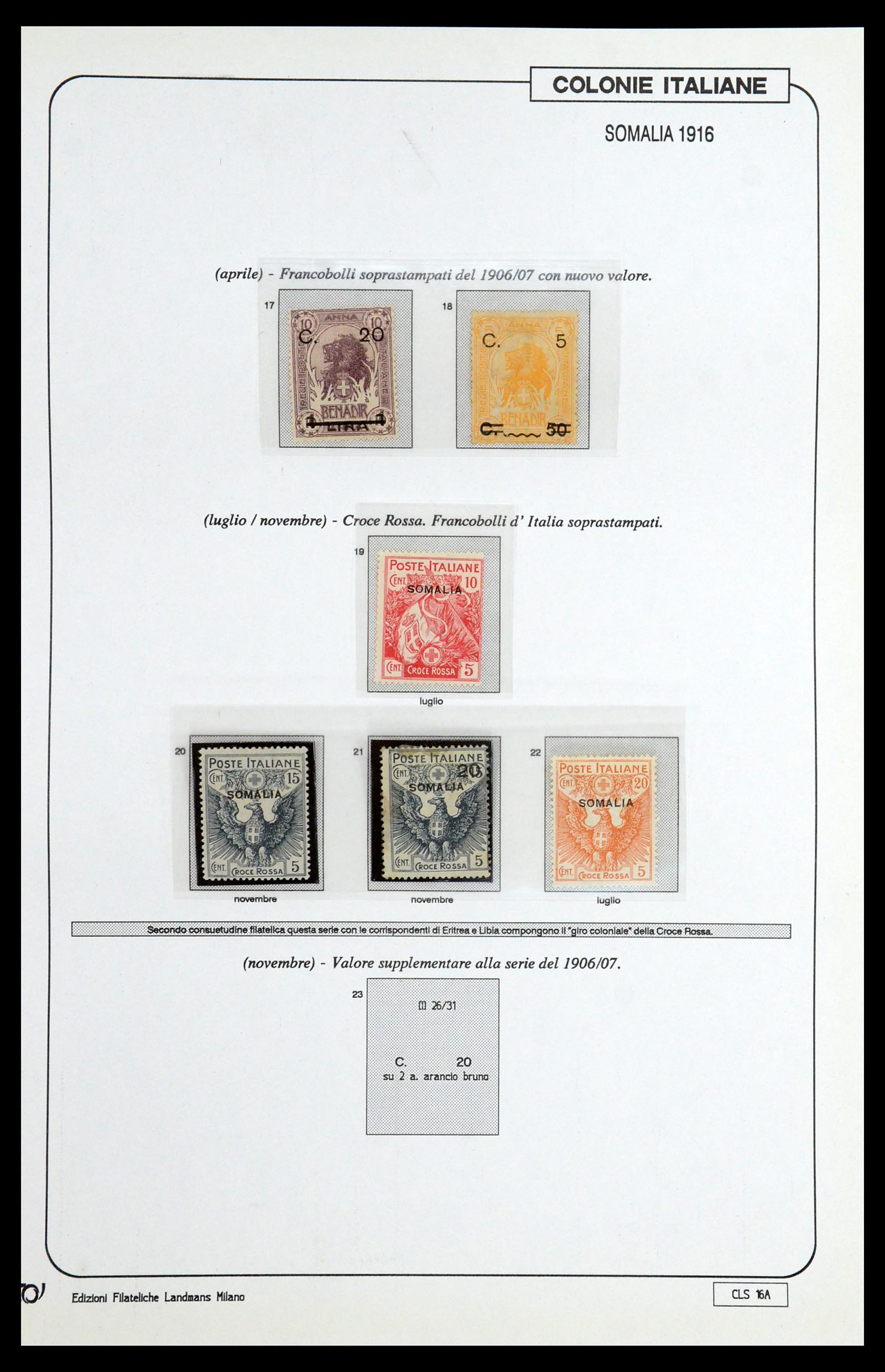 35807 029 - Stamp Collection 35807 Italian colonies 1893-1941.