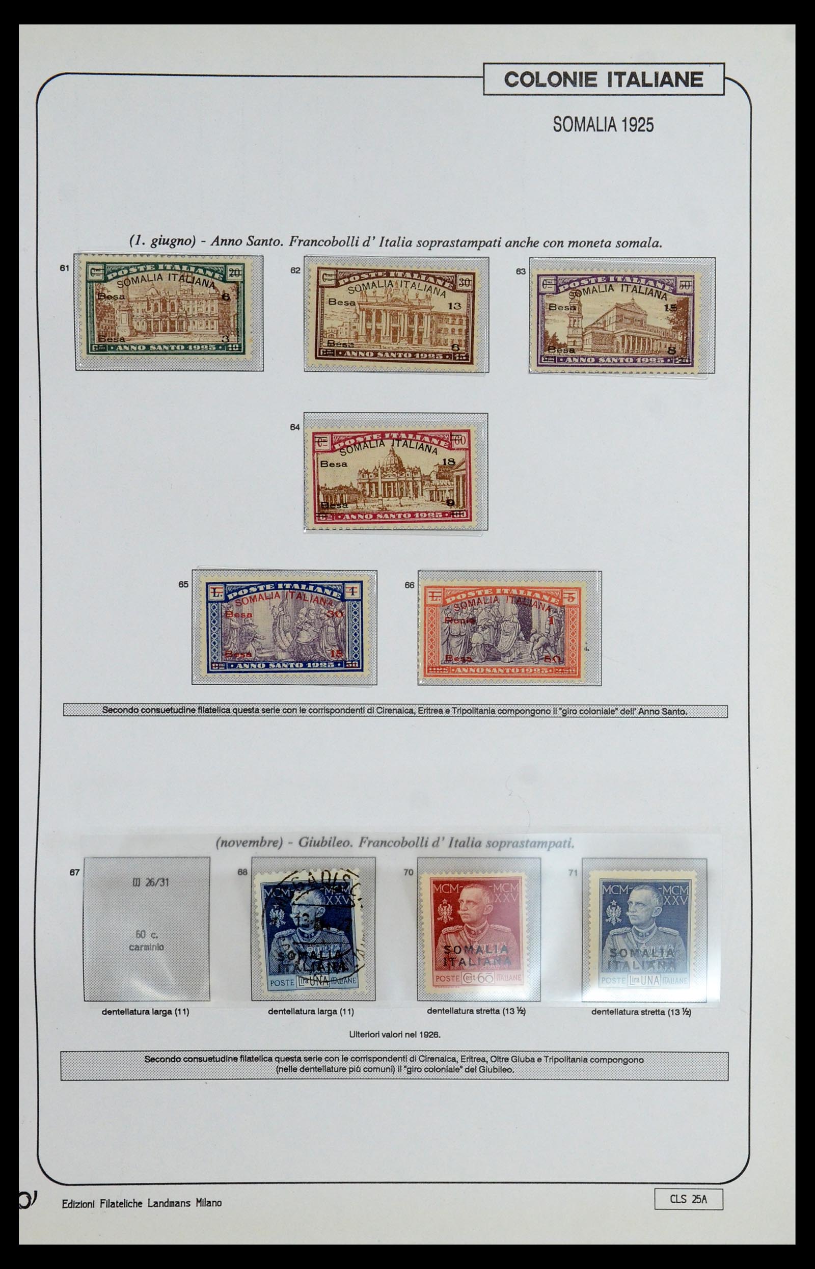 35807 036 - Postzegelverzameling 35807 Italiaanse koloniën 1893-1941.