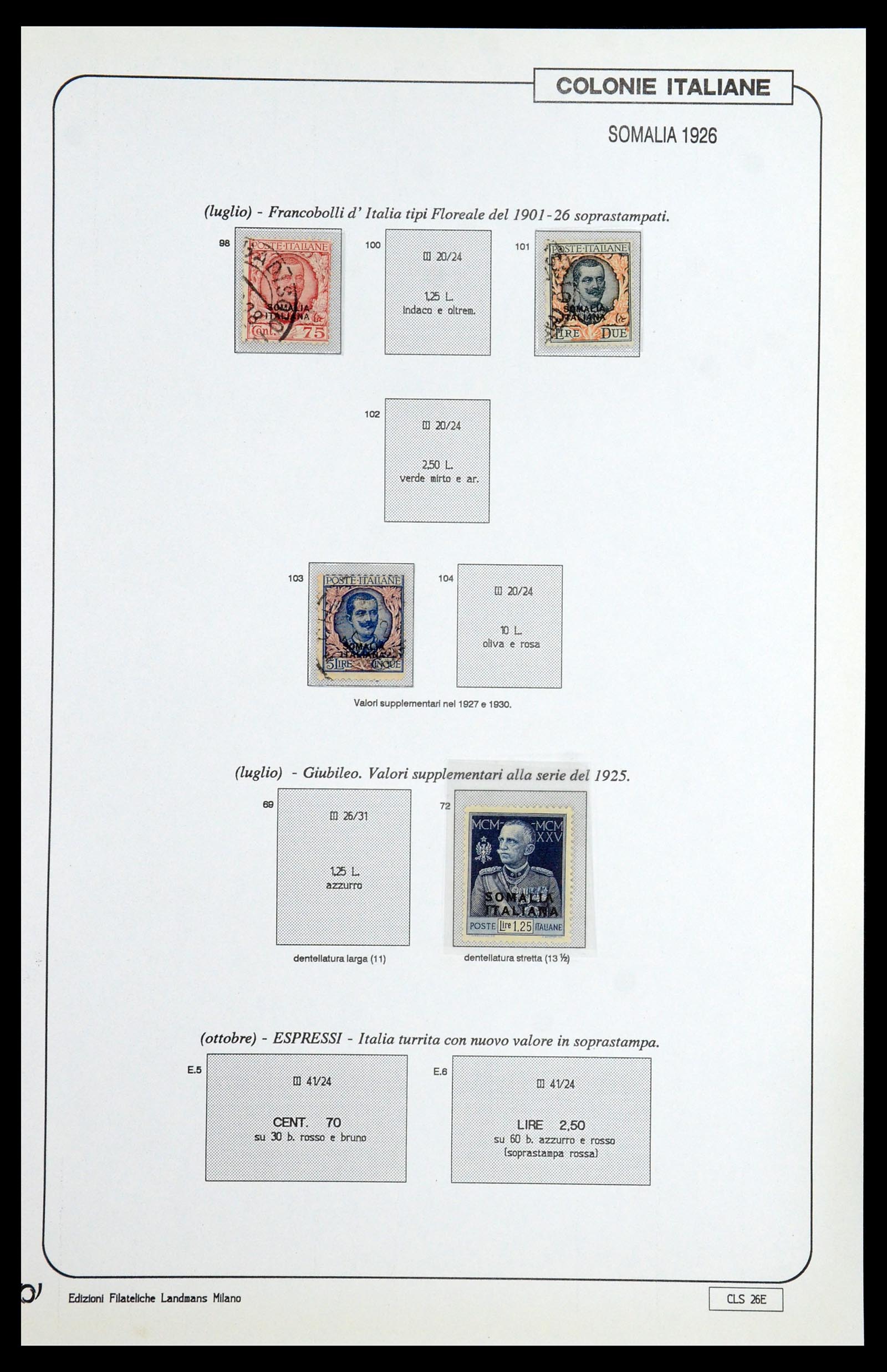 35807 039 - Stamp Collection 35807 Italian colonies 1893-1941.