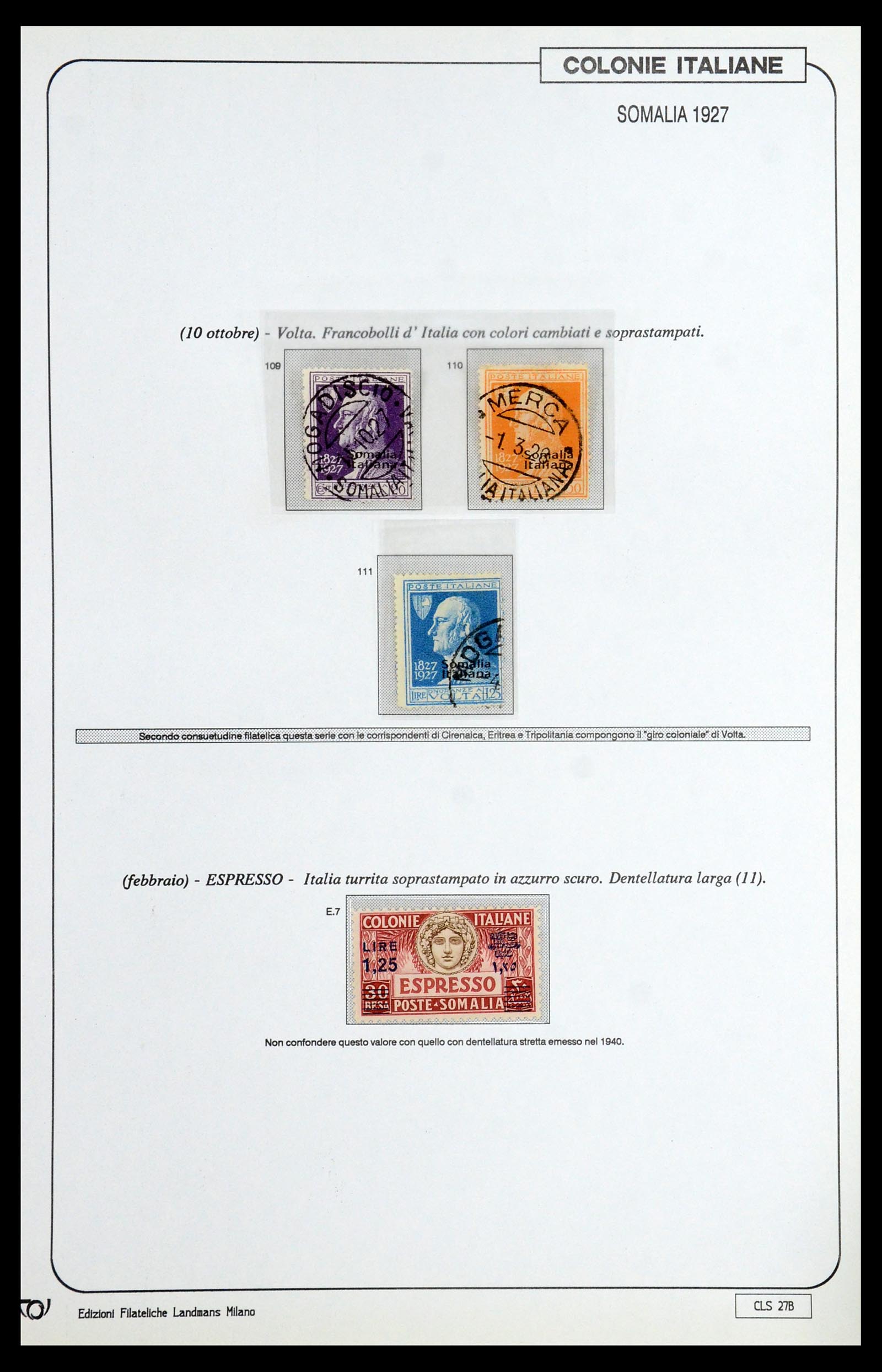 35807 041 - Stamp Collection 35807 Italian colonies 1893-1941.