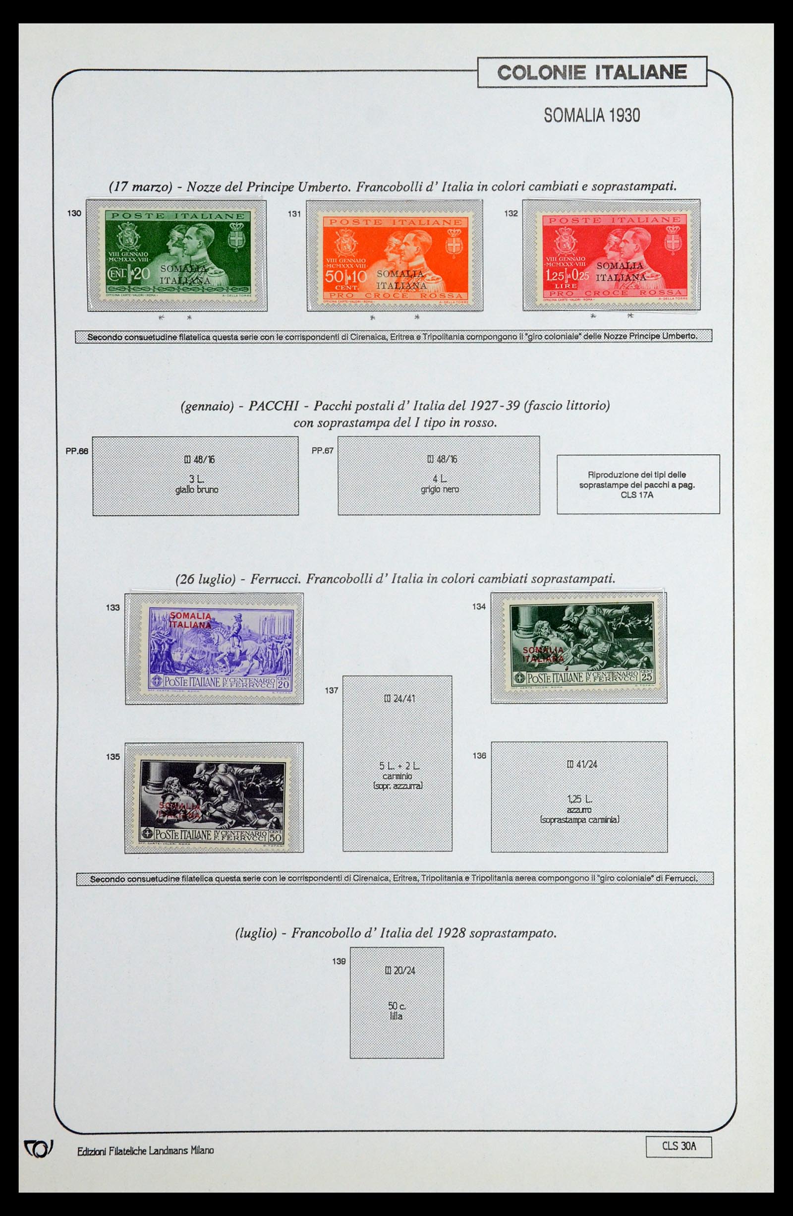 35807 044 - Stamp Collection 35807 Italian colonies 1893-1941.